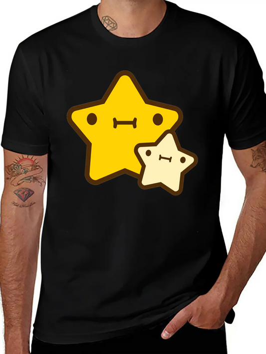 Star With Kid Essential Cotton Tee For Daily Outfits – Unisex Style