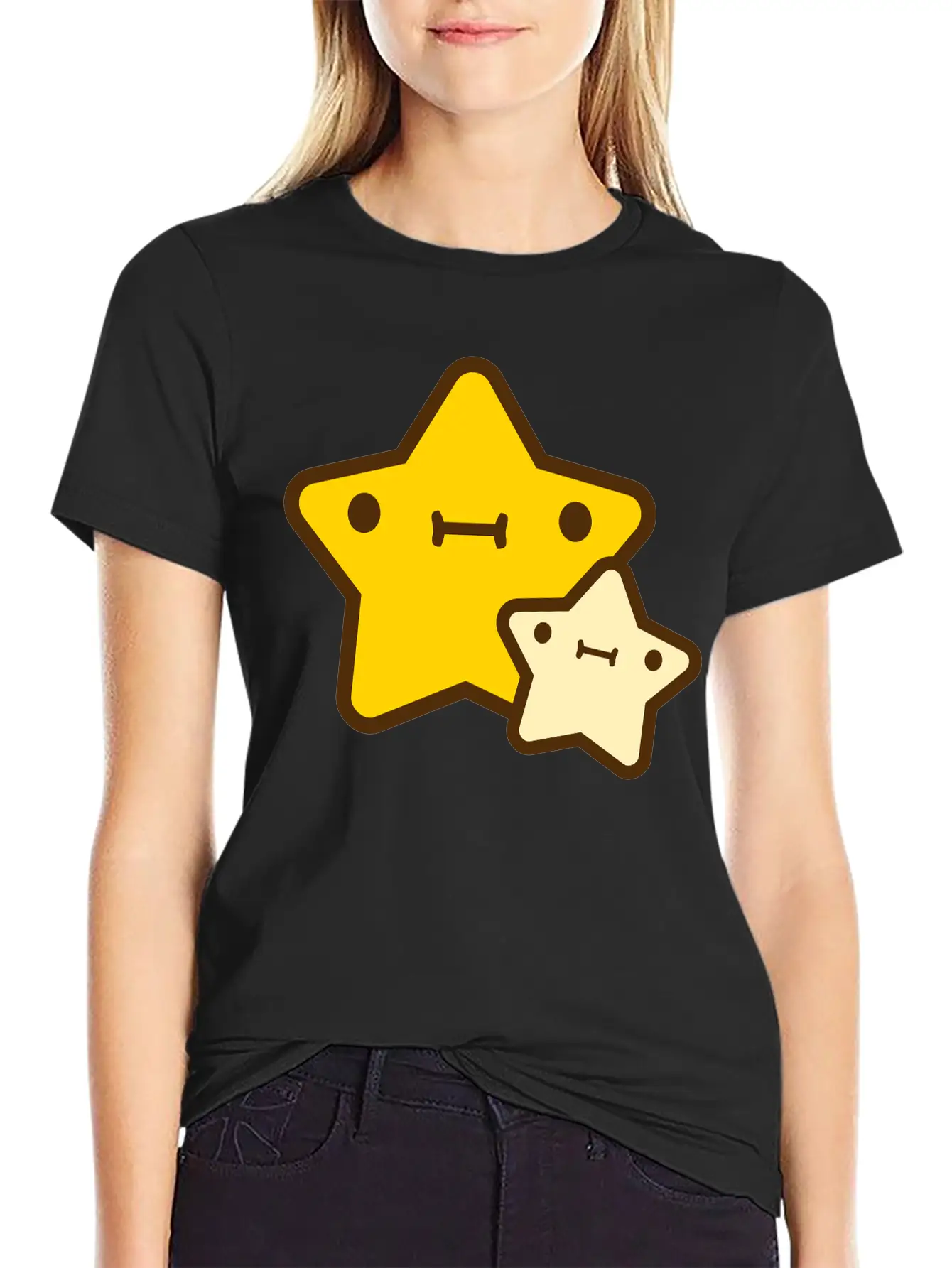 Star With Kid Essential Cotton Tee For Daily Outfits – Unisex Style