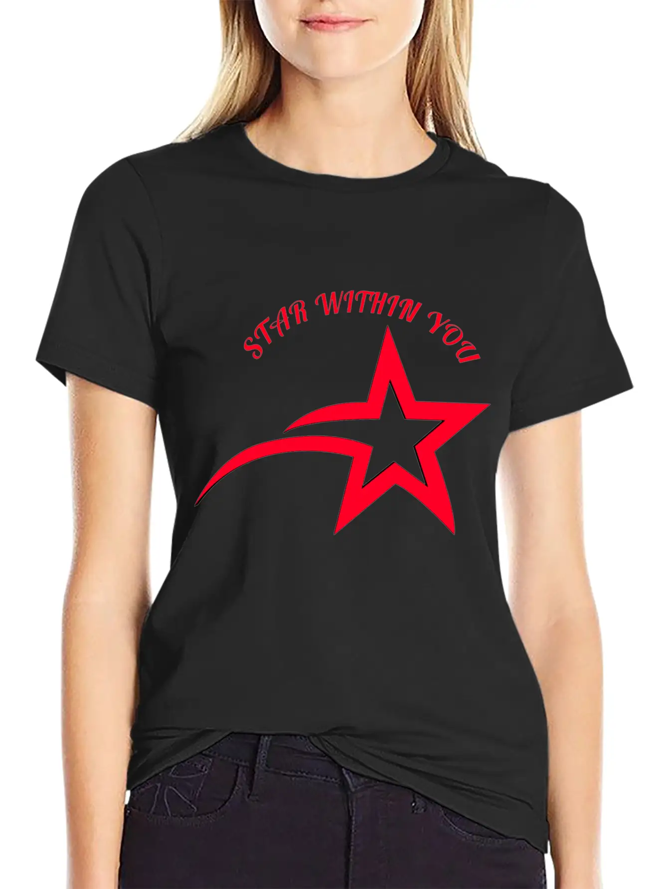 STAR WITHIN YOU Relaxed Everyday Tee – Lightweight And Durable Cotton