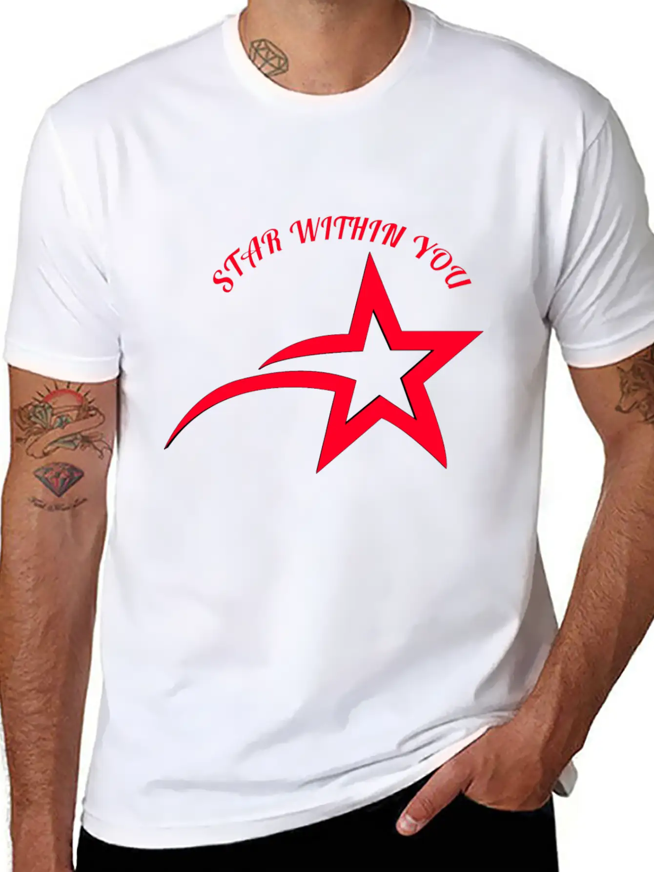 STAR WITHIN YOU Relaxed Everyday Tee – Lightweight And Durable Cotton