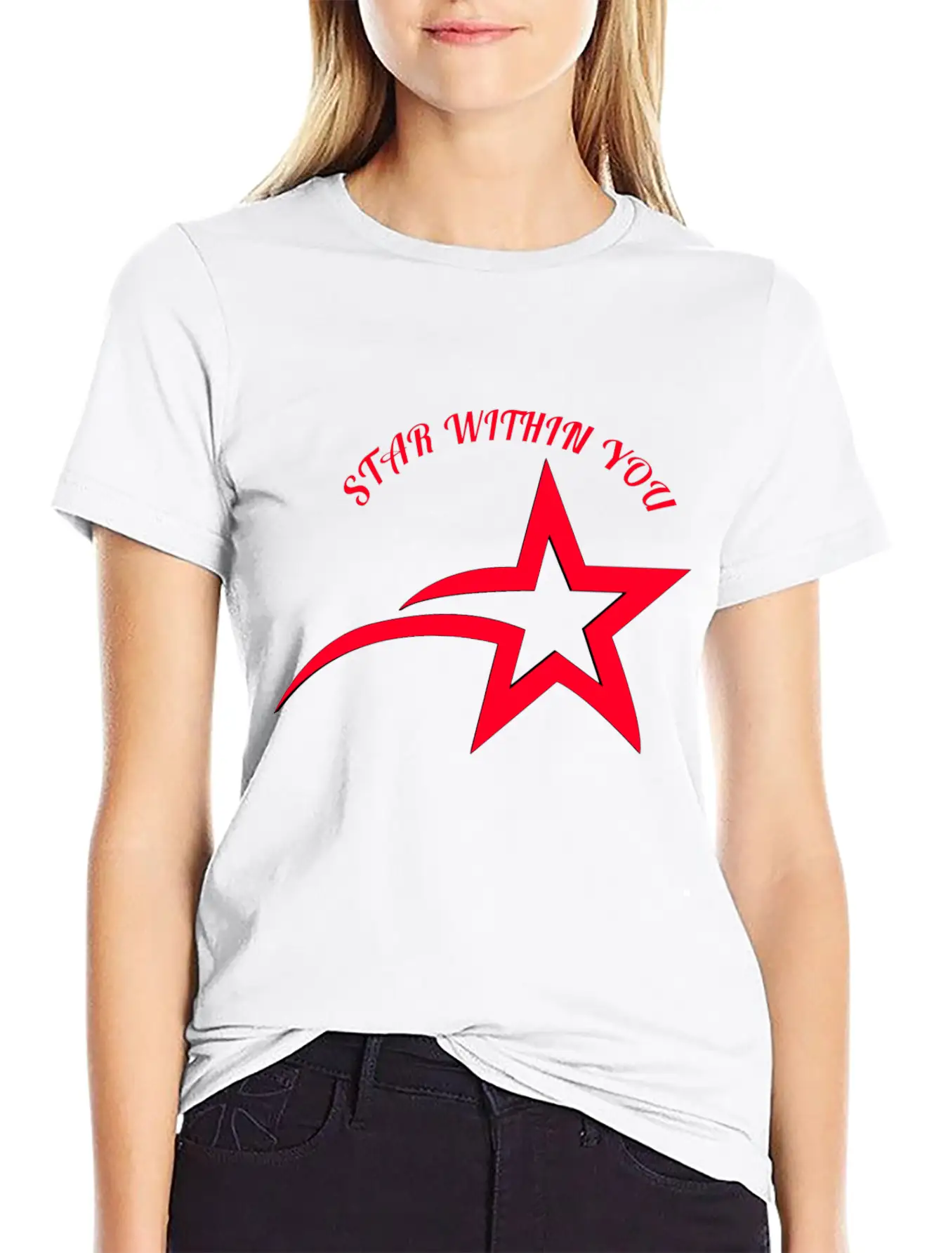 STAR WITHIN YOU Relaxed Everyday Tee – Lightweight And Durable Cotton
