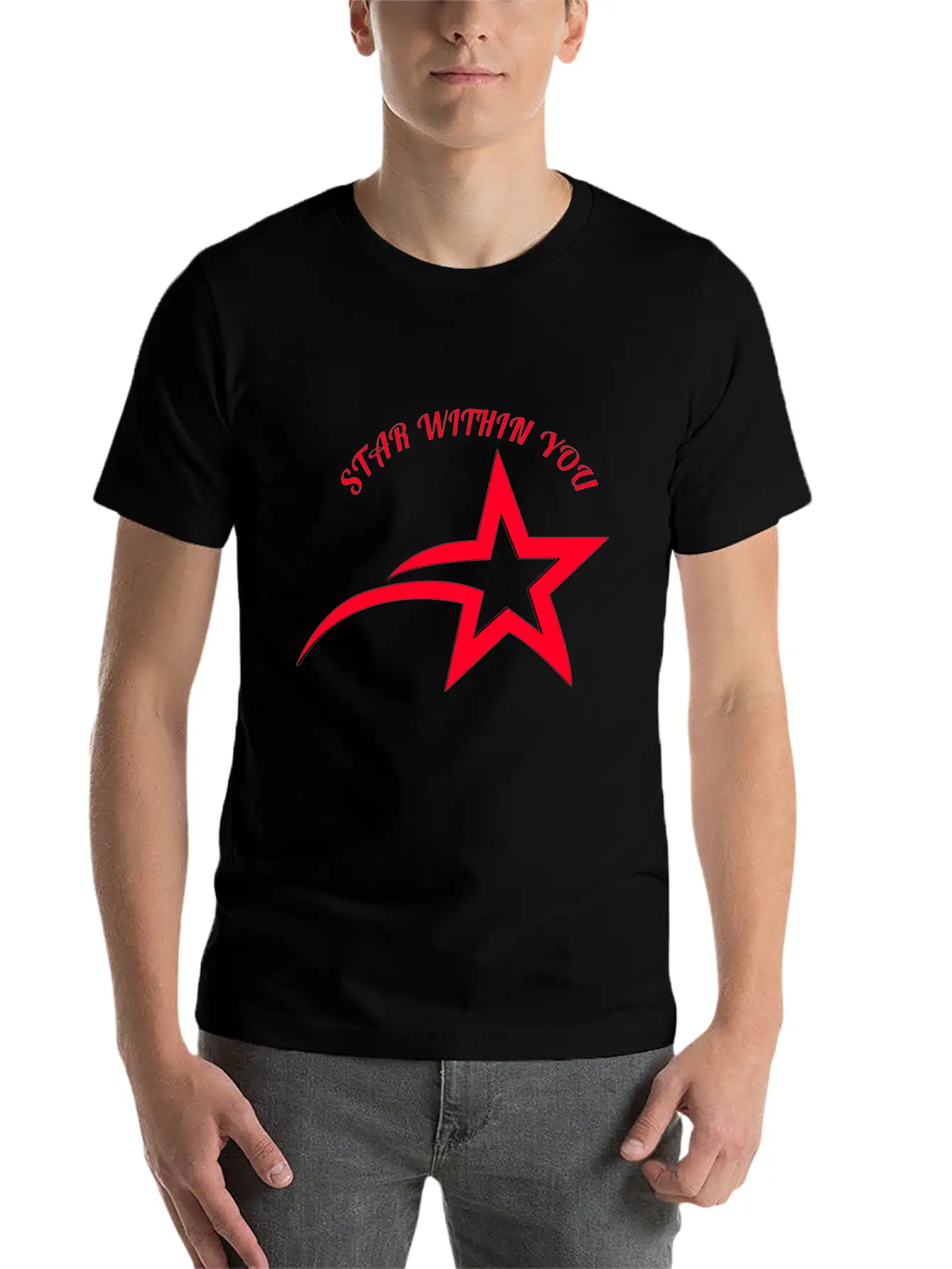 STAR WITHIN YOU Relaxed Everyday Tee – Lightweight And Durable Cotton