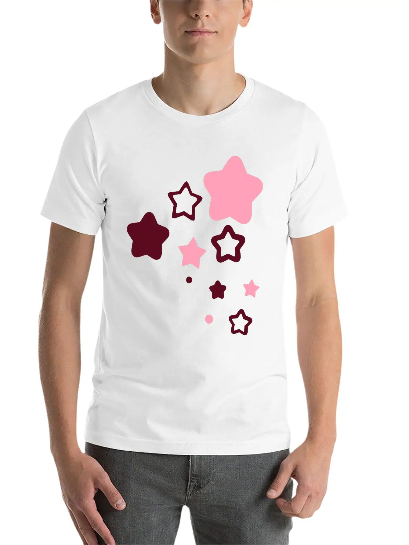 Stars Flowers Love Live Sun Fun Soft Cotton Short Sleeve Tee – Unisex Wardrobe Staple