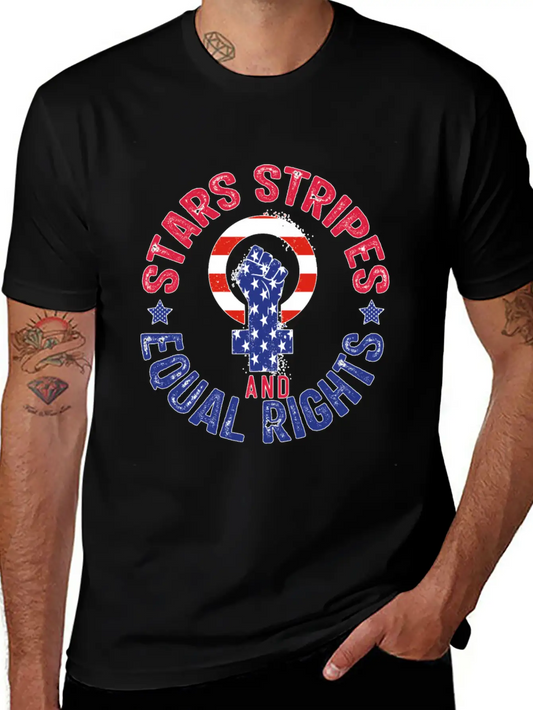 Stars Stripes And Equal Rights, Pro Choice, Female Modern Fit Casual T-Shirt ��� Clean And Versatile Design