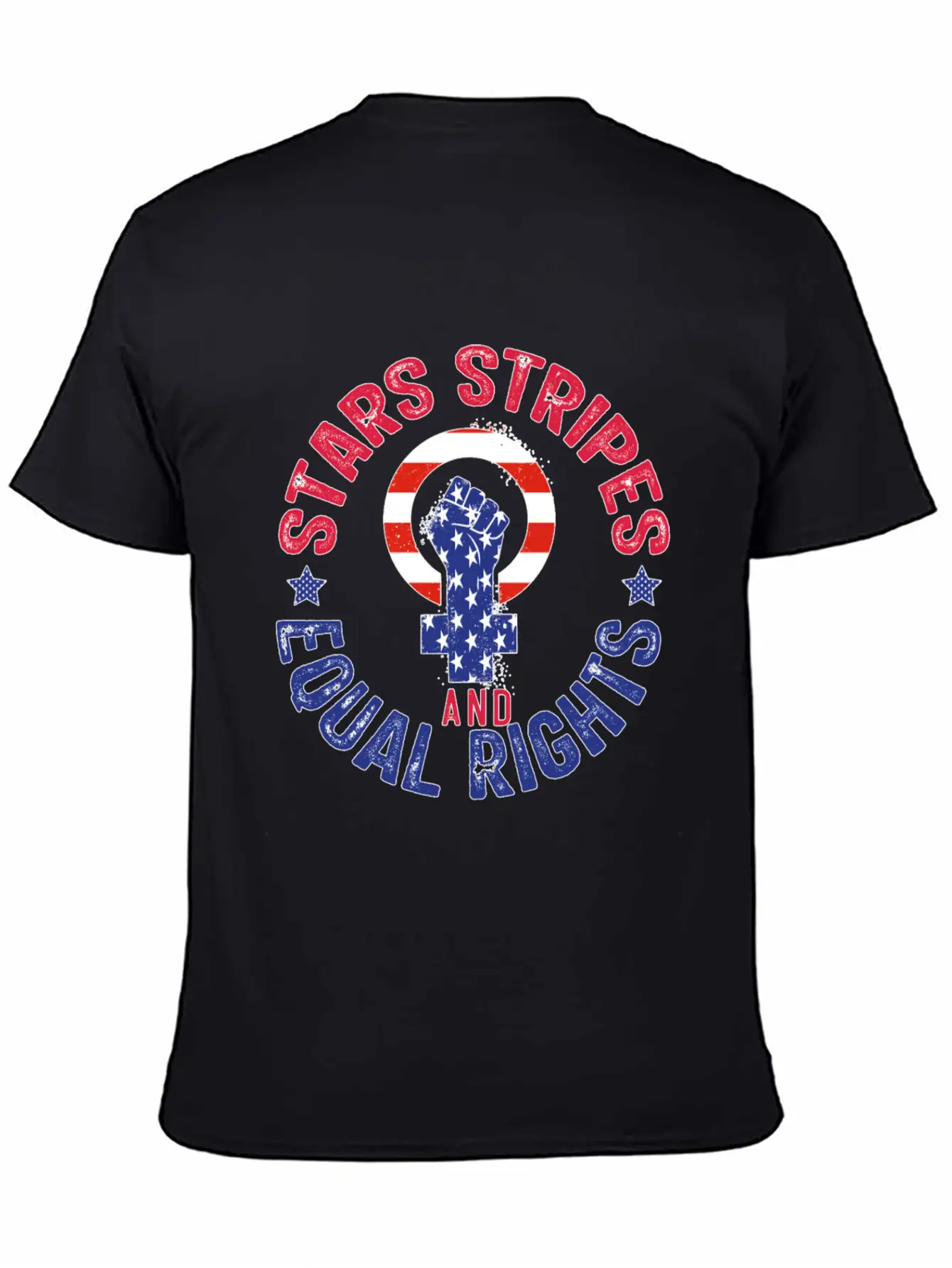 Stars Stripes And Equal Rights, Pro Choice, Female Modern Fit Casual T-Shirt ��� Clean And Versatile Design
