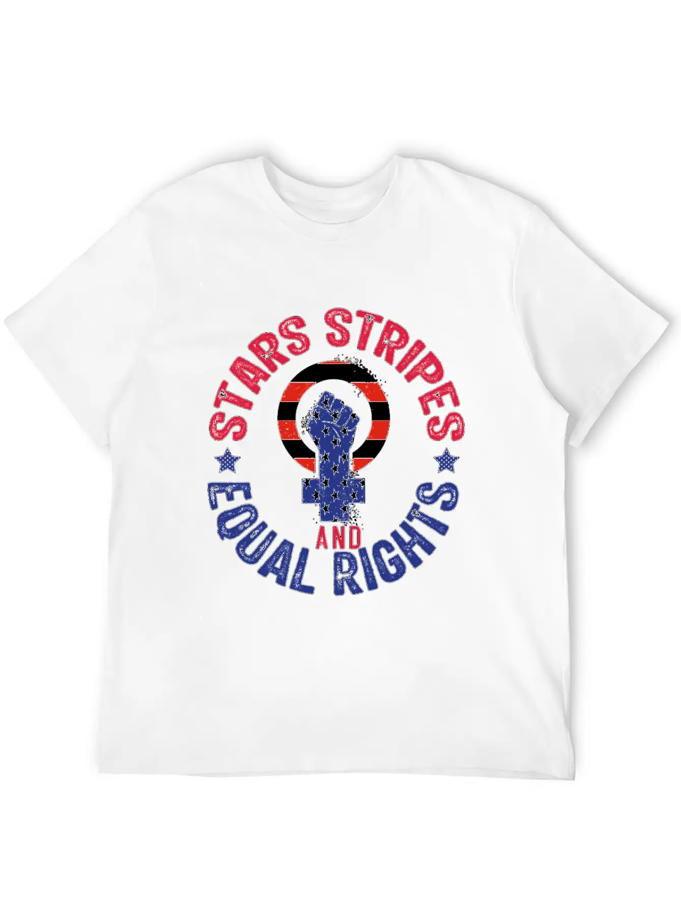 Stars Stripes And Equal Rights, Pro Choice, Female Modern Fit Casual T-Shirt ��� Clean And Versatile Design