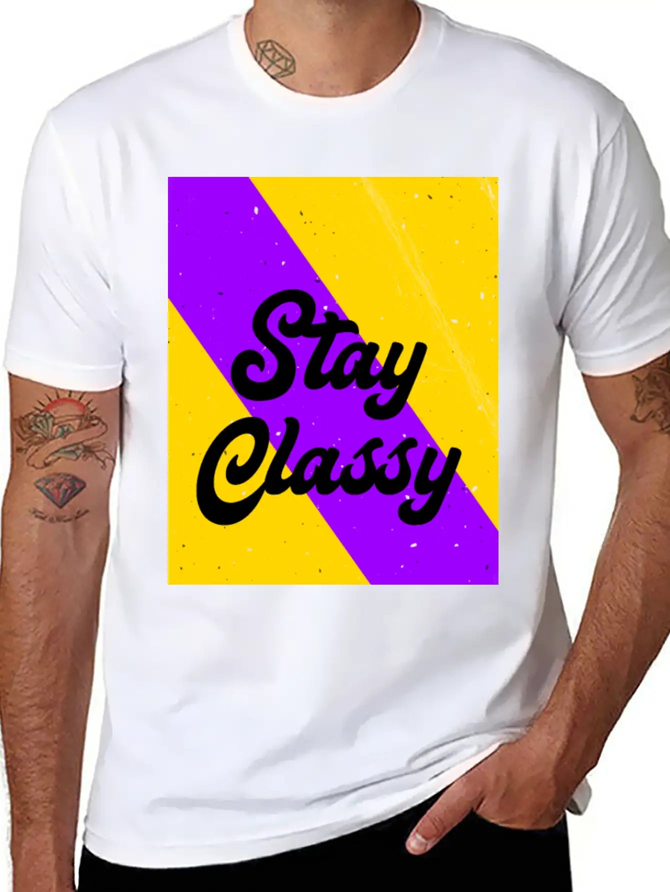 Stay Classy Soft Cotton Short Sleeve Tee – Unisex Wardrobe Staple