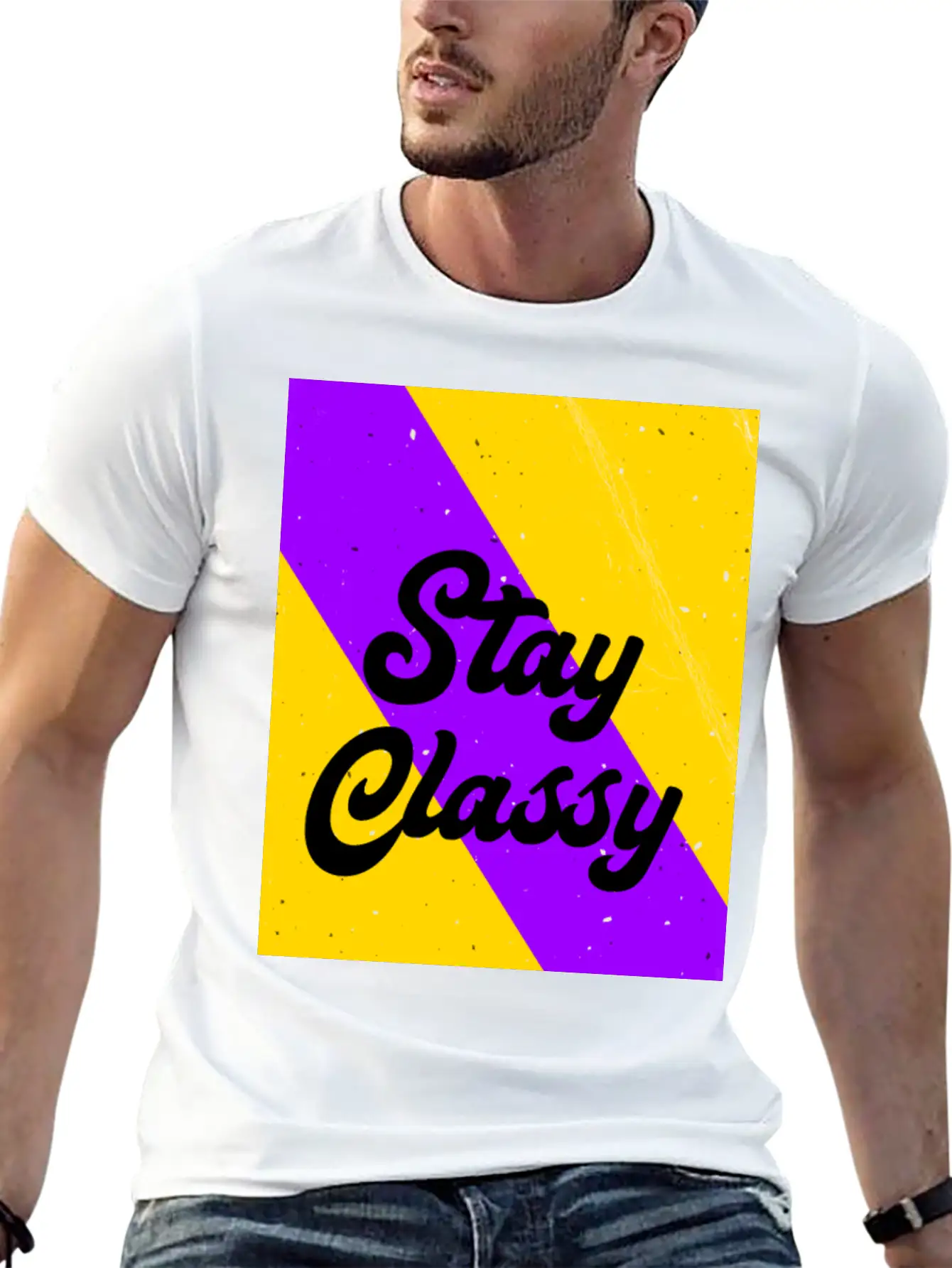 Stay Classy Soft Cotton Short Sleeve Tee – Unisex Wardrobe Staple