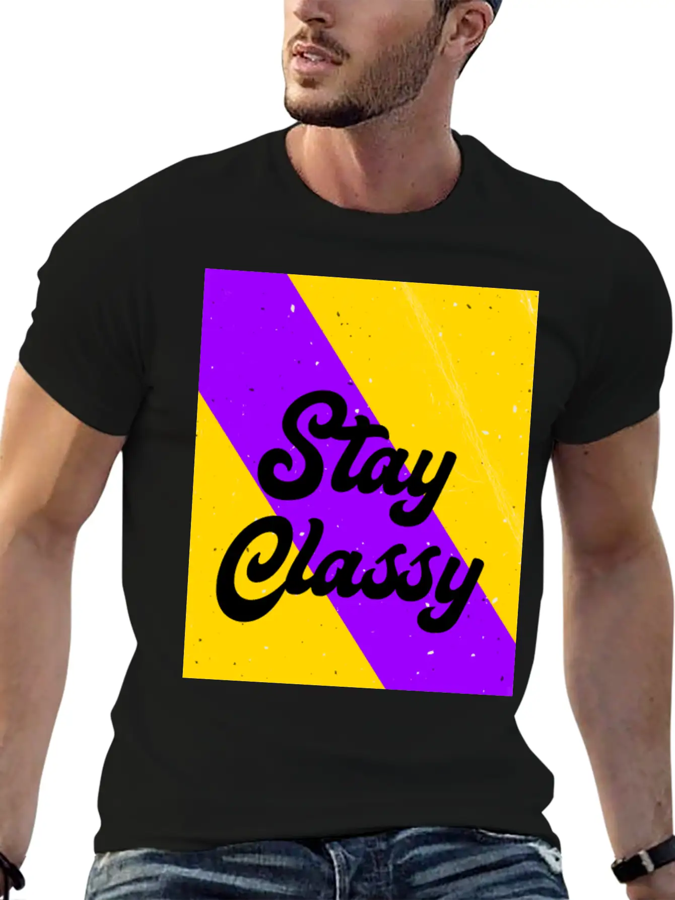 Stay Classy Soft Cotton Short Sleeve Tee – Unisex Wardrobe Staple