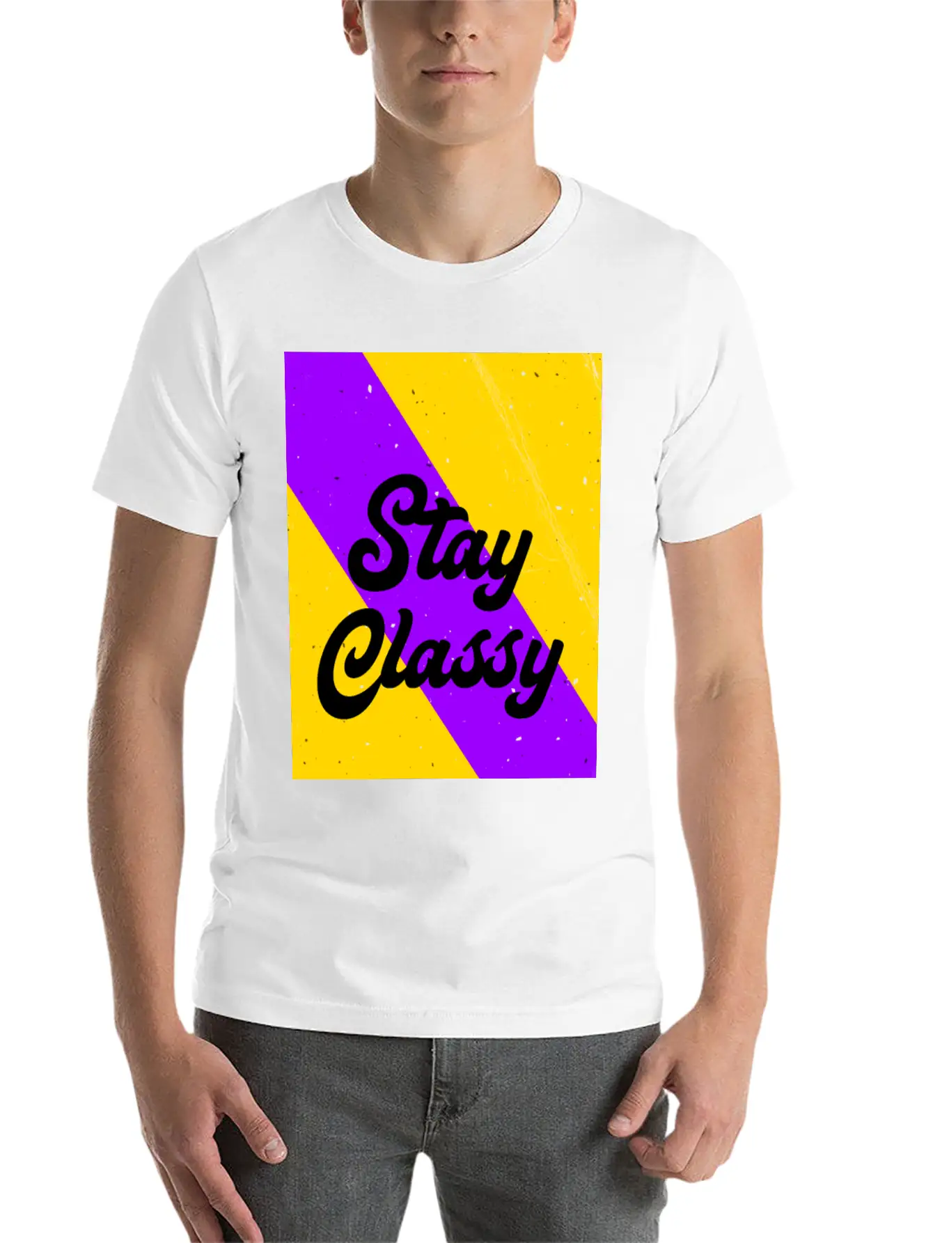 Stay Classy Soft Cotton Short Sleeve Tee – Unisex Wardrobe Staple