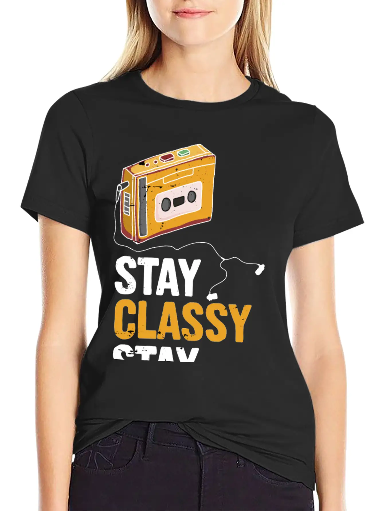 Stay Classy Stay Awesome Essential Cotton Tee For Daily Outfits – Unisex Style