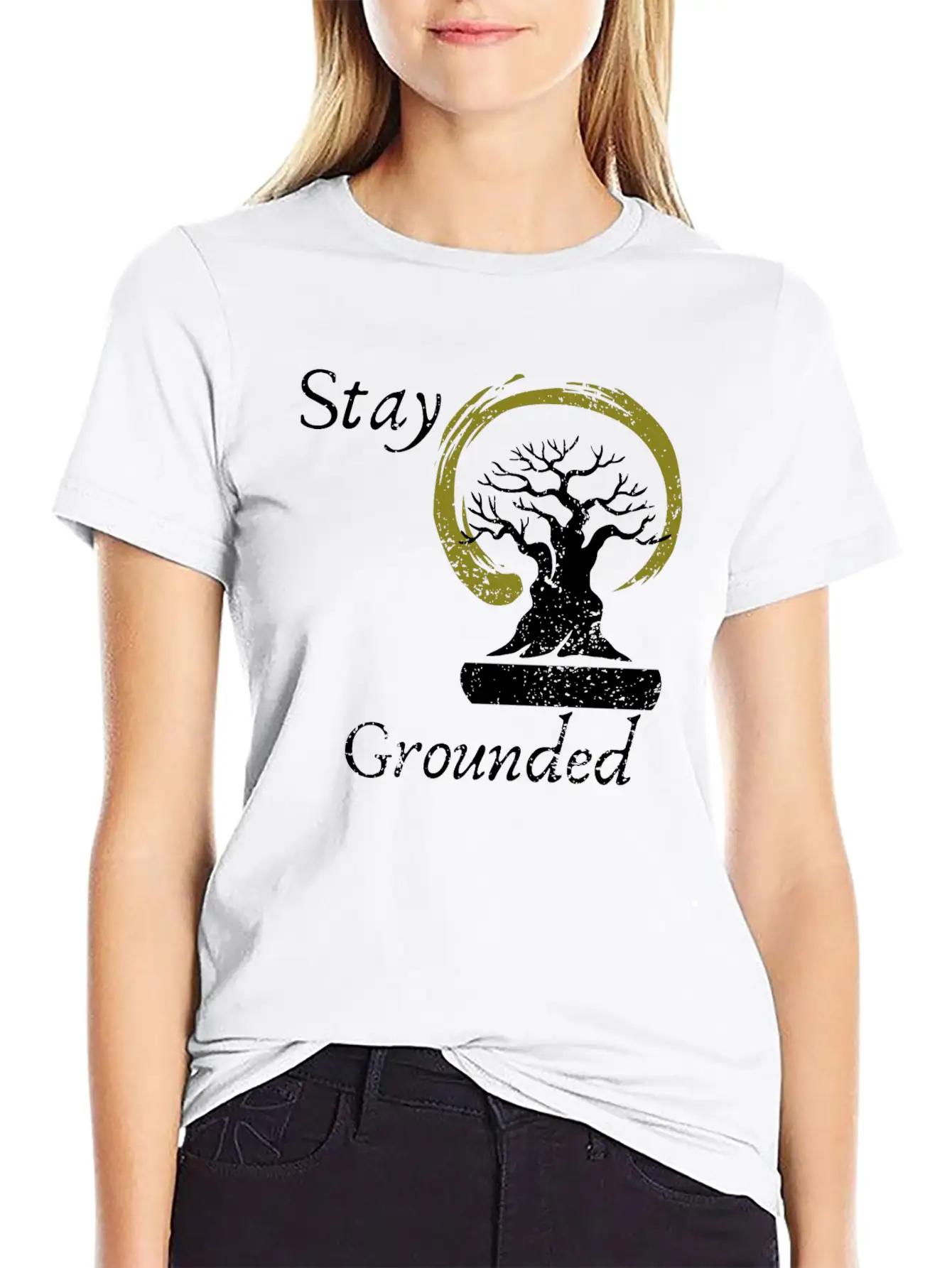 Stay Grounded Graphic T-shirt Unisex Casual T-Shirt – Clean Design For Daily Comfort