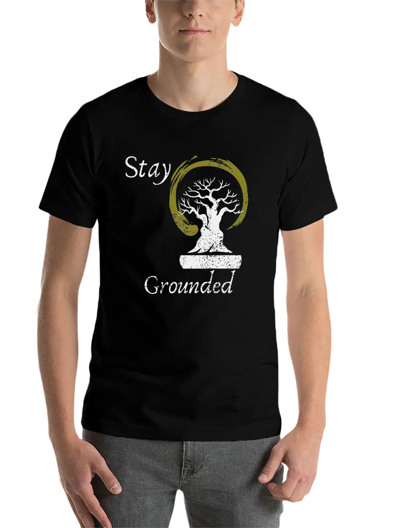 Stay Grounded Graphic T-shirt Unisex Casual T-Shirt – Clean Design For Daily Comfort