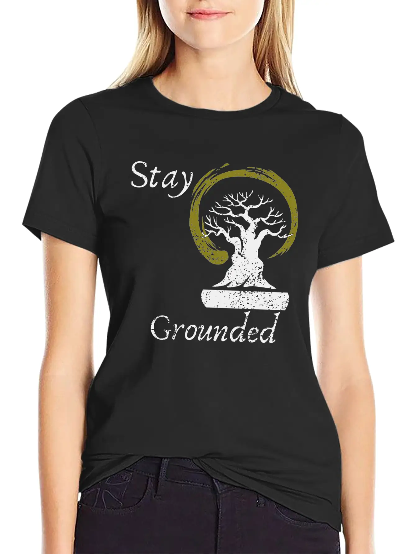 Stay Grounded Graphic T-shirt Unisex Casual T-Shirt – Clean Design For Daily Comfort