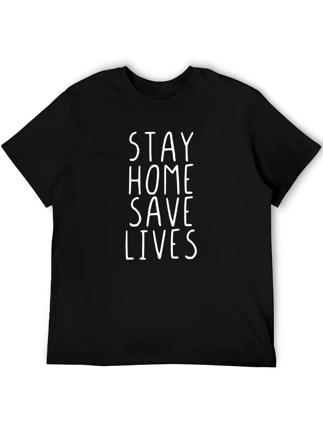 Stay Home Save Lives Unisex Casual T-Shirt – Clean Design For Daily Comfort