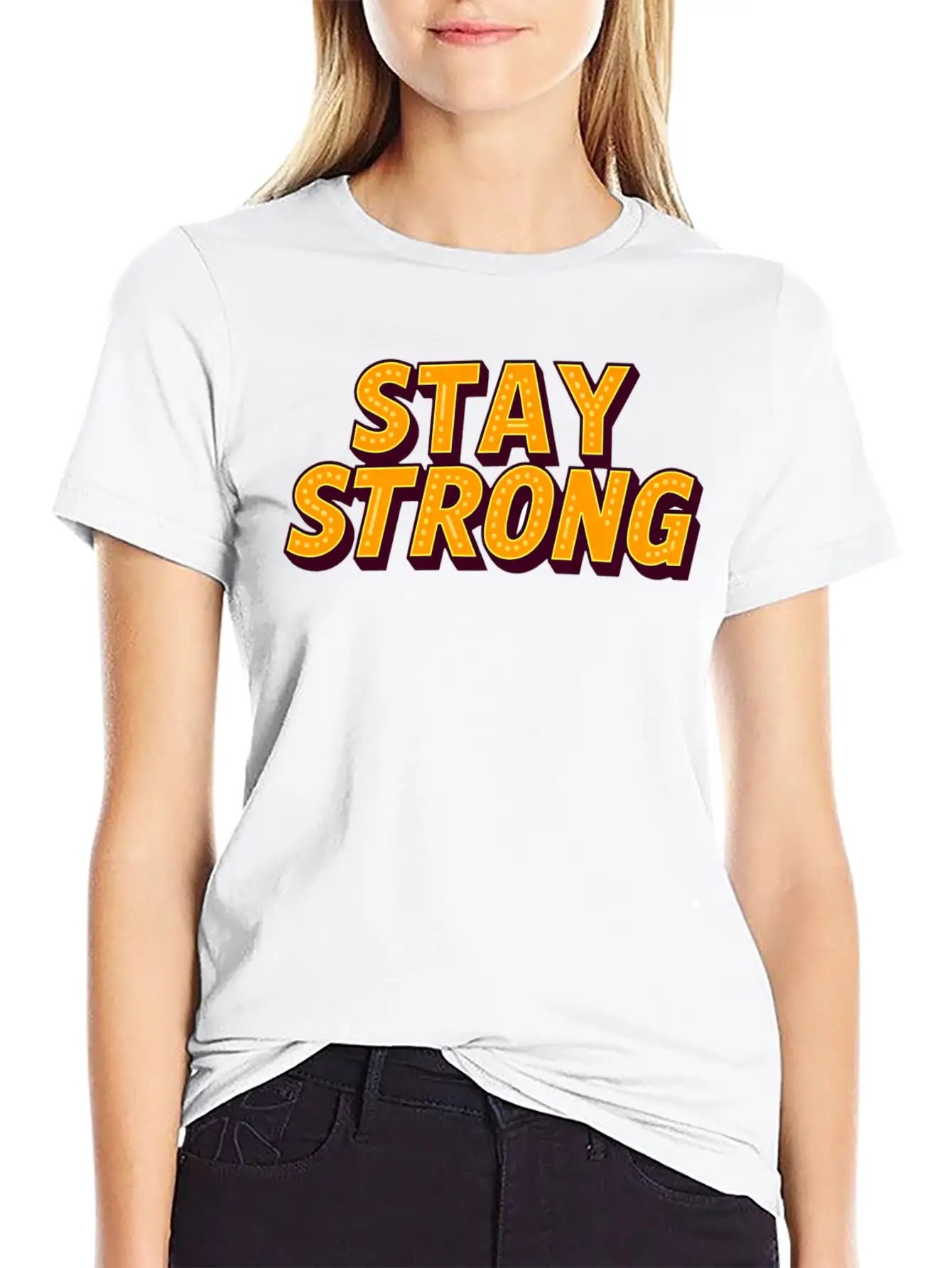Stay Strong Unisex Casual T-Shirt – Clean Design For Daily Comfort