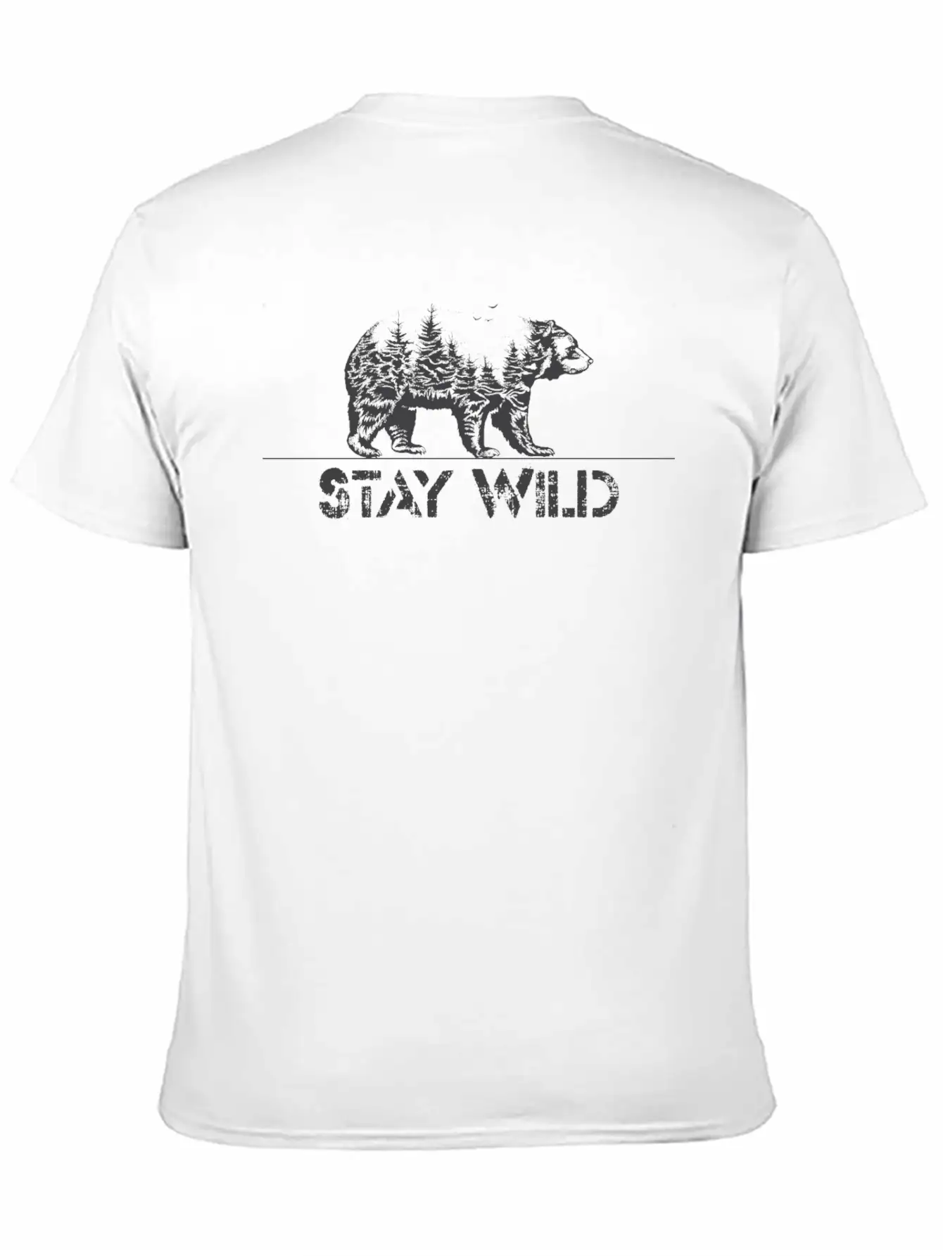Stay Wild Basic Graphic T-Shirt – Daily Comfort In Soft Cotton