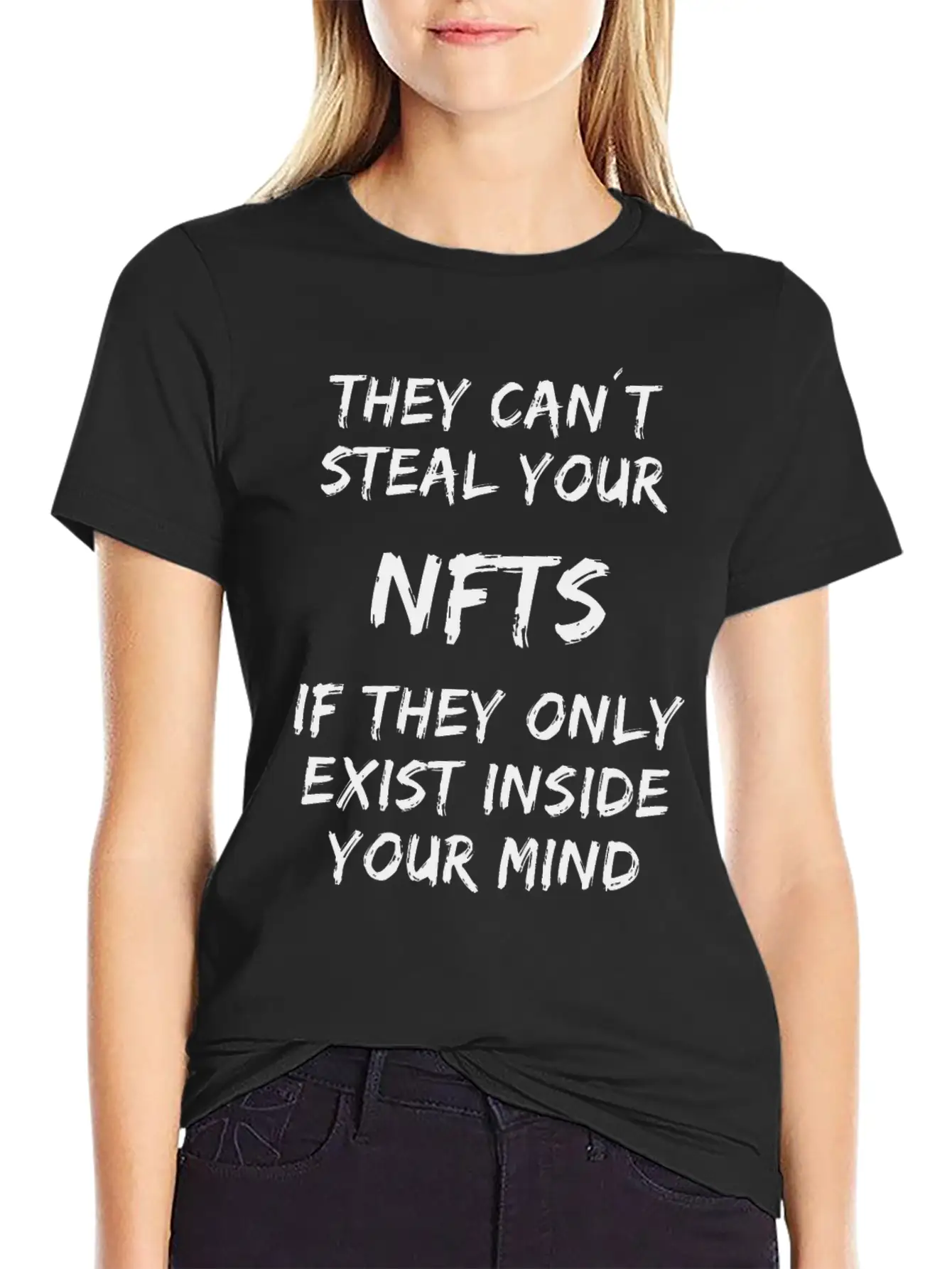 Steal Your NFTs - Exist Inside Your Mind Unisex Casual T-Shirt – Clean Design For Daily Comfort