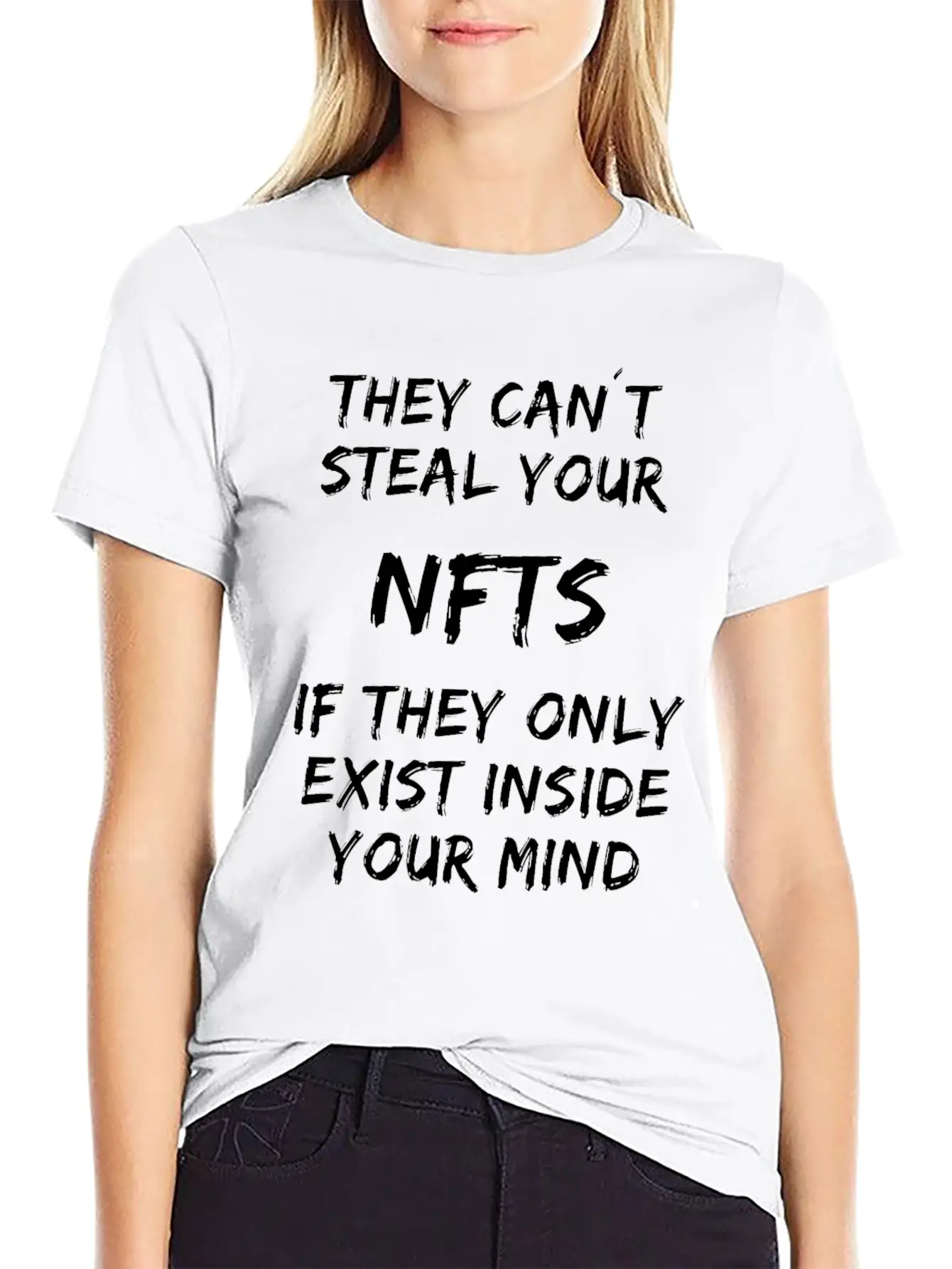 Steal Your NFTs - Exist Inside Your Mind Unisex Casual T-Shirt – Clean Design For Daily Comfort