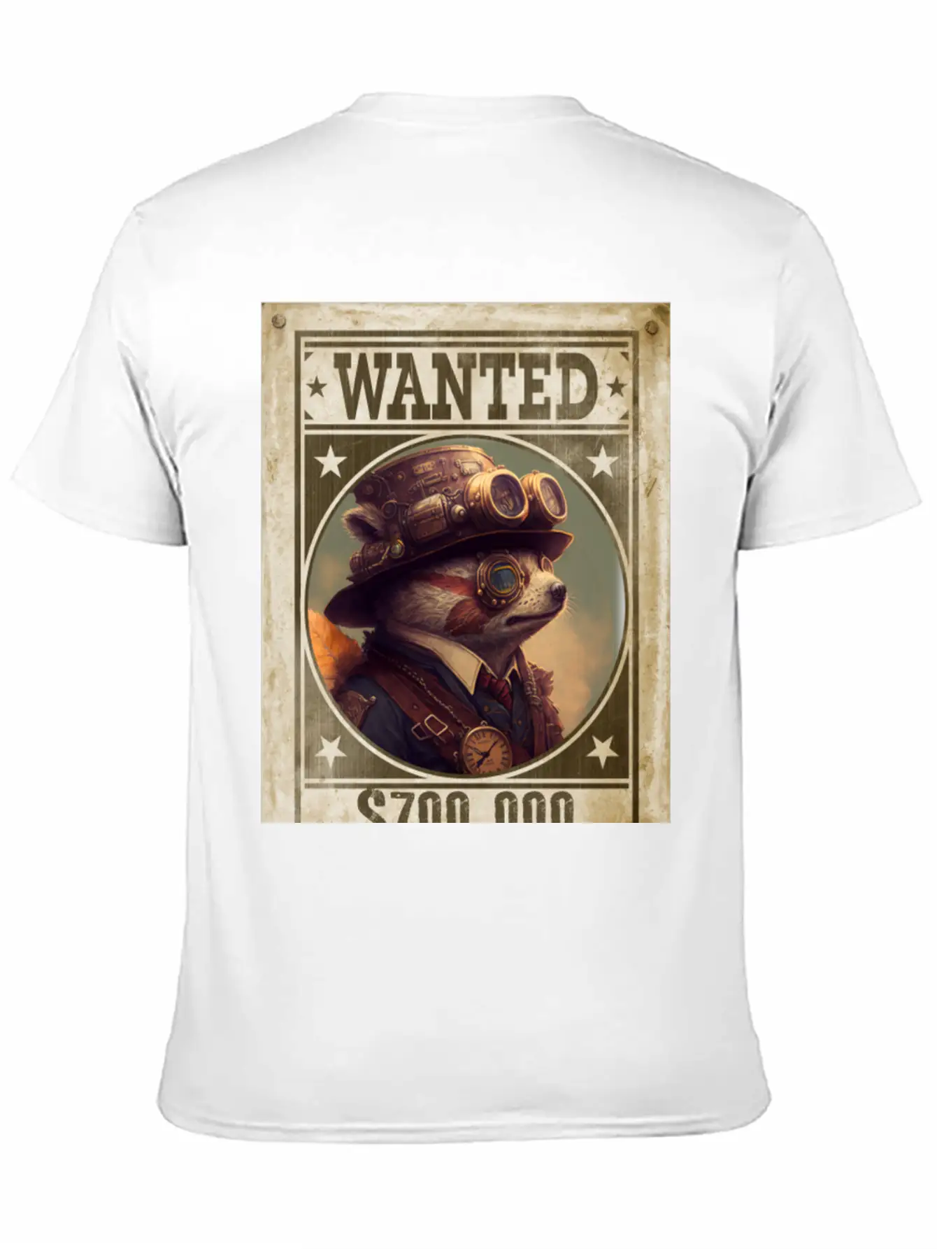 Steampunk Sloth The Fugitive Relaxed Everyday Tee – Lightweight And Durable Cotton