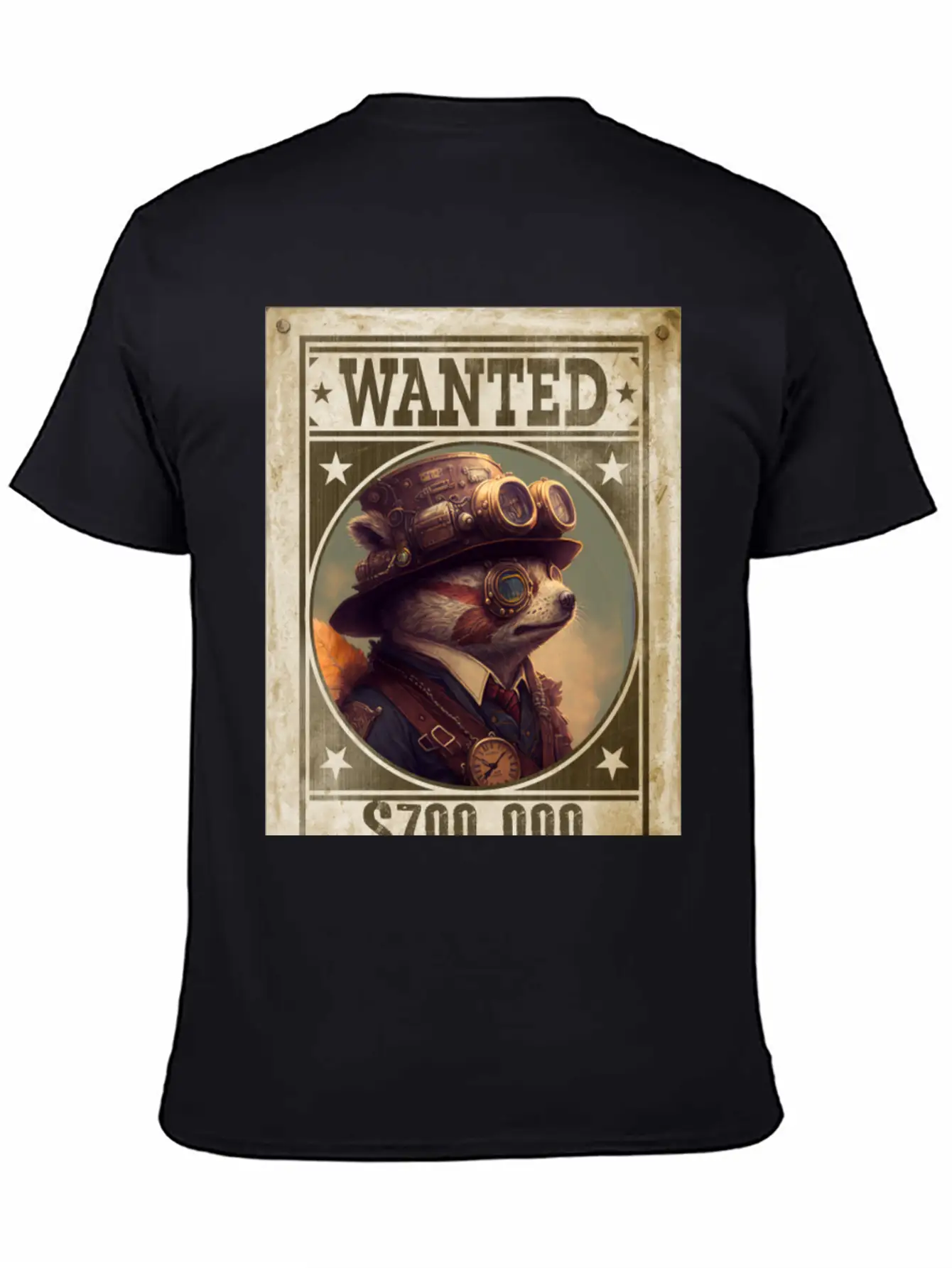 Steampunk Sloth The Fugitive Relaxed Everyday Tee – Lightweight And Durable Cotton