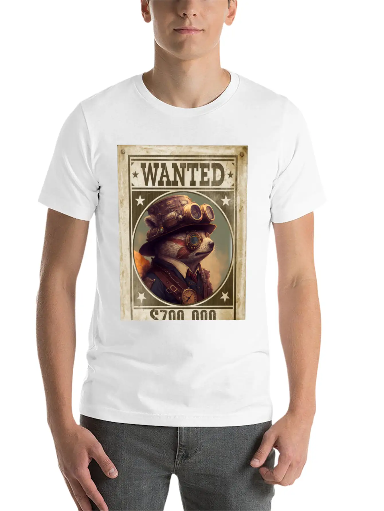 Steampunk Sloth The Fugitive Relaxed Everyday Tee – Lightweight And Durable Cotton