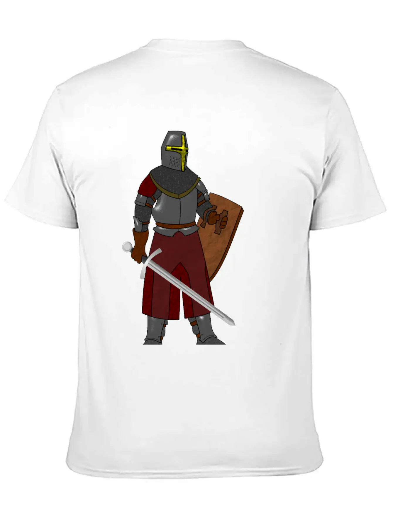 Steel Plate Armor Basic Graphic T-Shirt – Daily Comfort In Soft Cotton