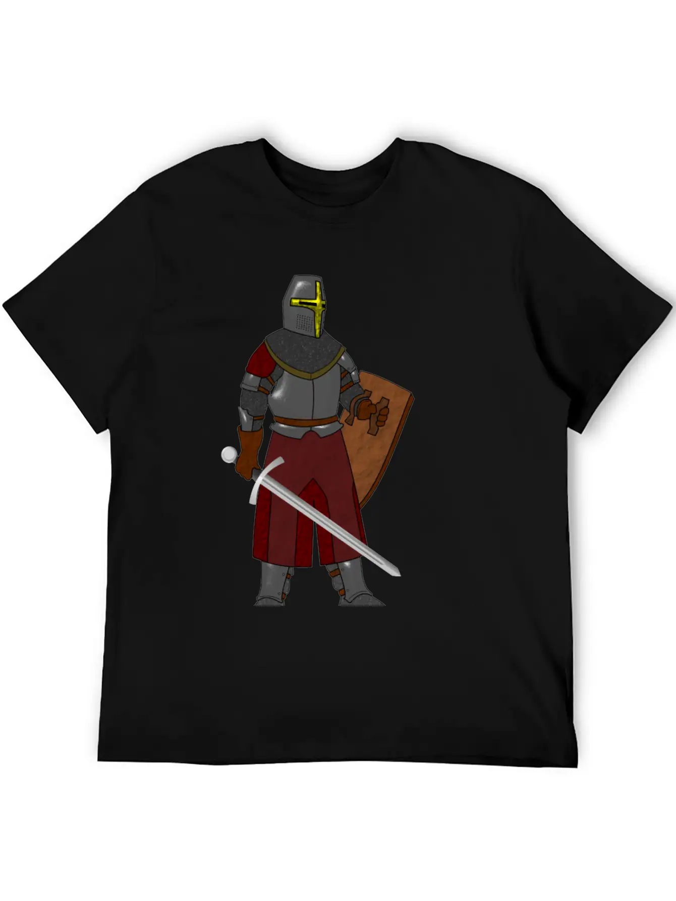 Steel Plate Armor Basic Graphic T-Shirt – Daily Comfort In Soft Cotton