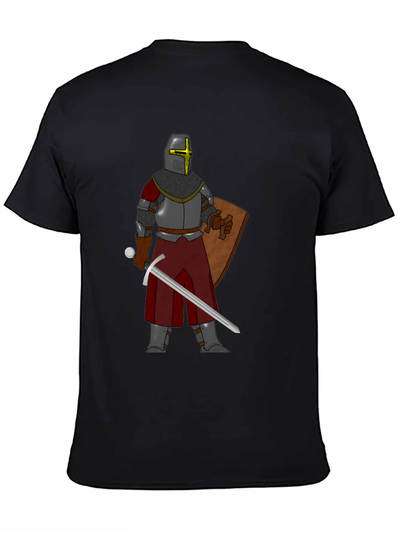 Steel Plate Armor Classic Fit Graphic Tee For Daily Comfort – Unisex Cotton Shirt