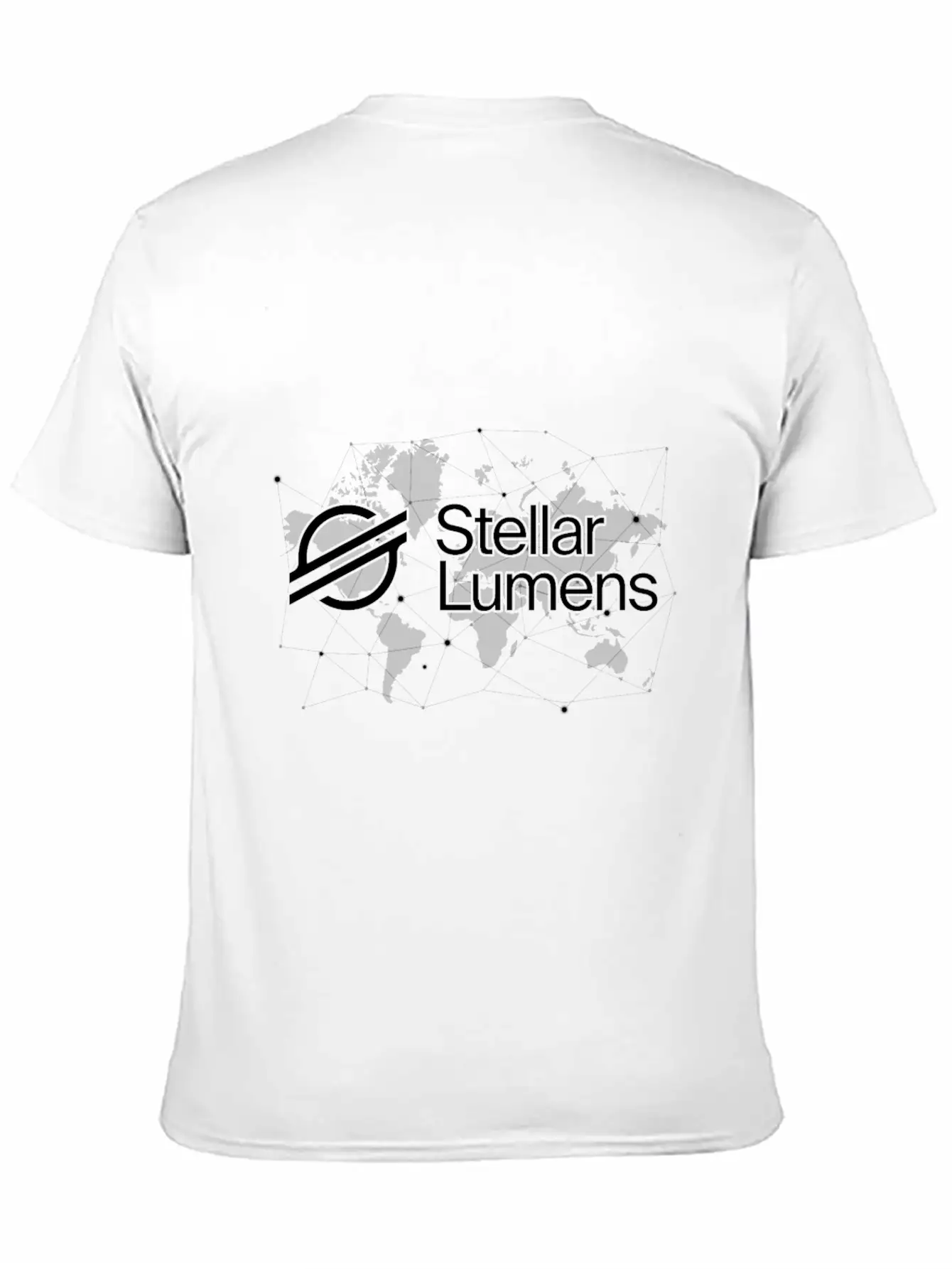 Stellar XML Crypto Trader World Map Essential Cotton Tee For Daily Outfits – Unisex Style