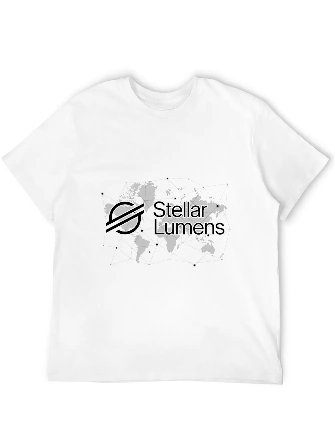 Stellar XML Crypto Trader World Map Essential Cotton Tee For Daily Outfits – Unisex Style