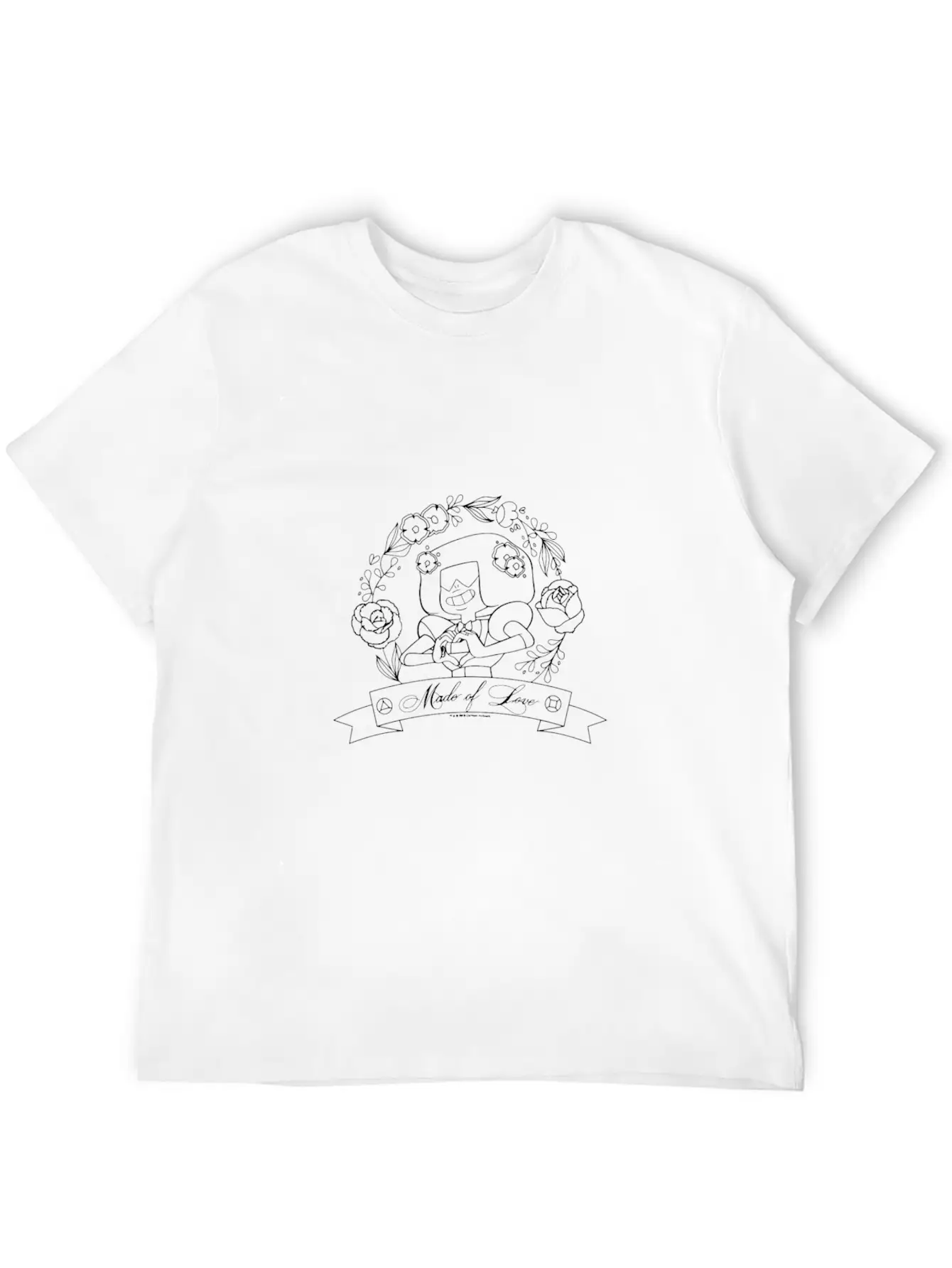 Steven Universe Made Of Love Relaxed Everyday Tee – Lightweight And Durable Cotton