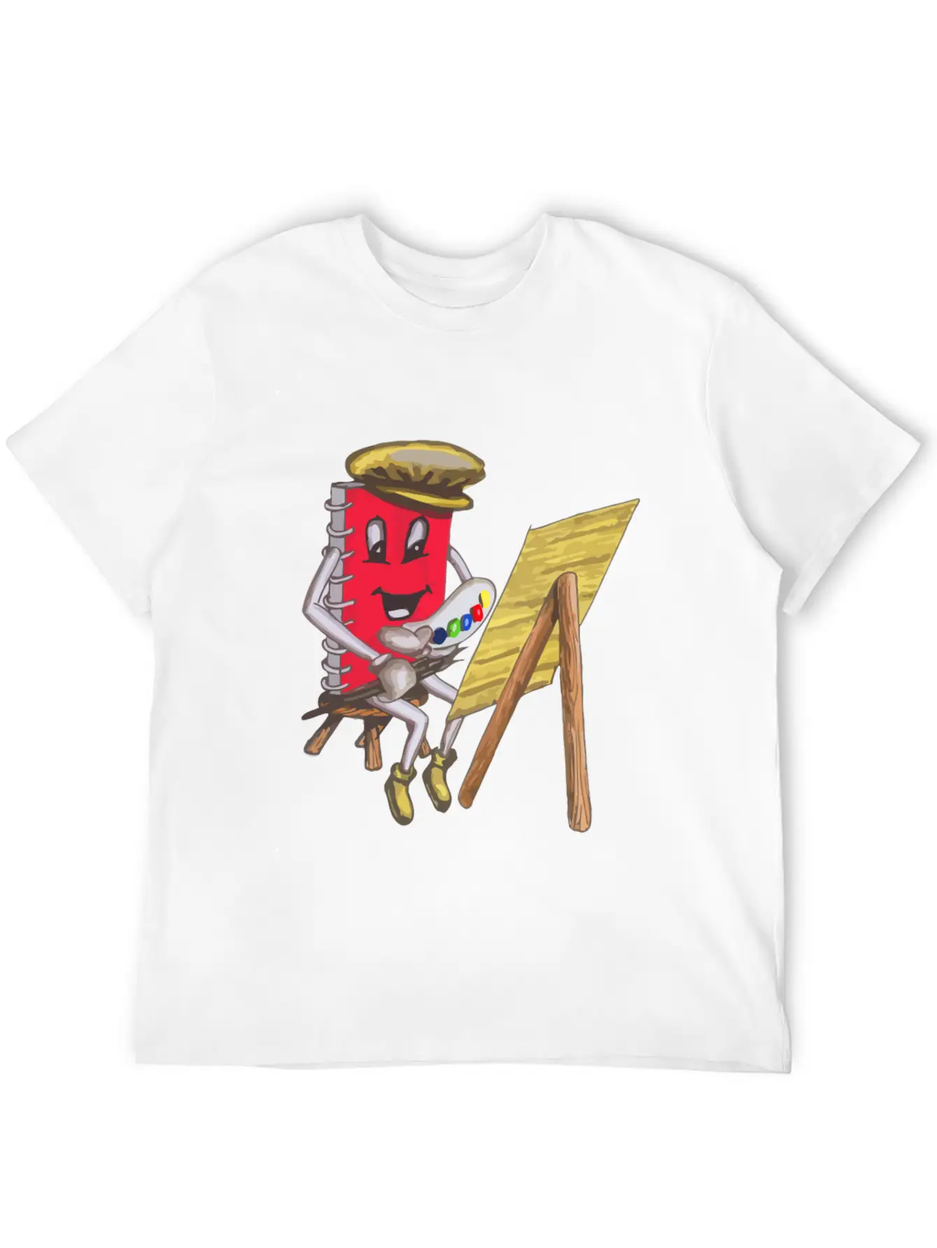 Sticky Note Block Art Draw Painting Funny Lightweight Cotton T-Shirt – Daily Comfort Graphic Shirt