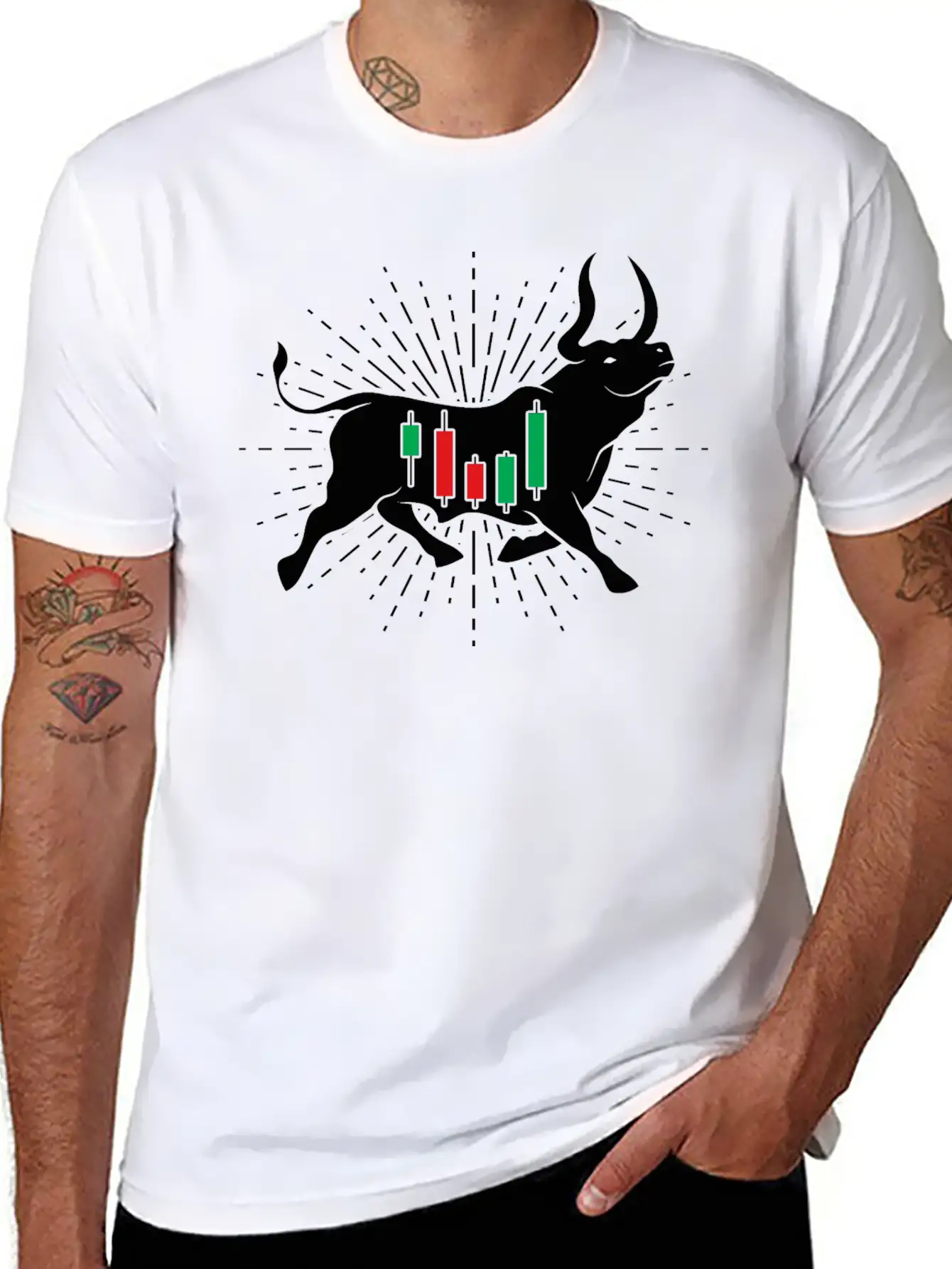 Stock Bull Essential Cotton Tee For Daily Outfits – Unisex Style