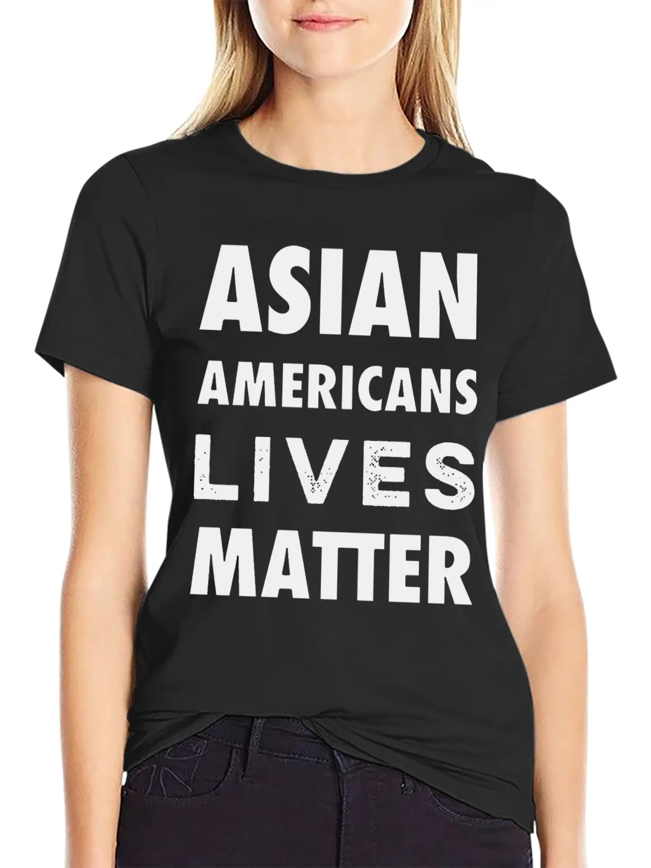 Stop Asian Hate Racist Unisex Casual T-Shirt – Clean Design For Daily Comfort