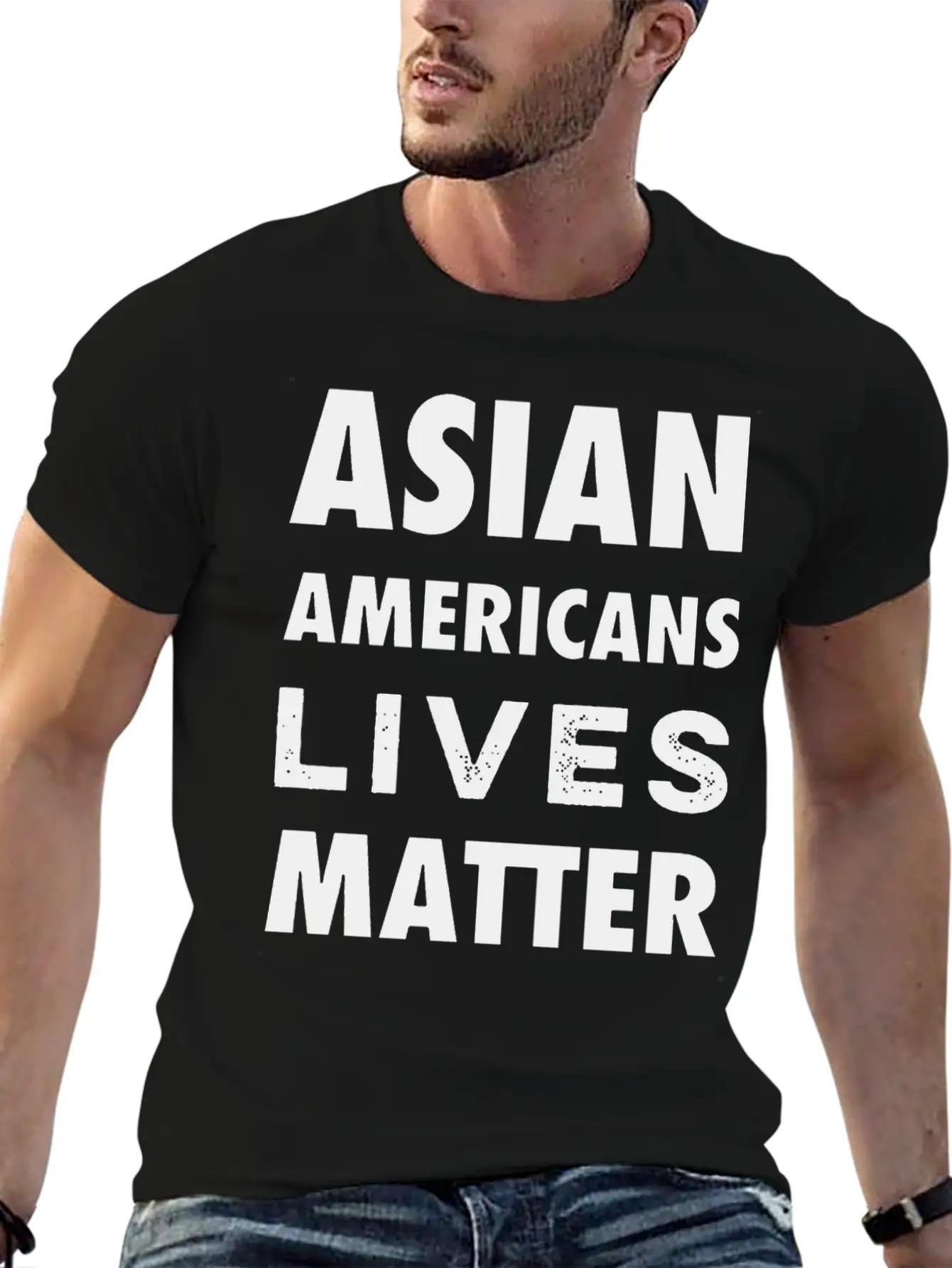 Stop Asian Hate Racist Unisex Casual T-Shirt – Clean Design For Daily Comfort