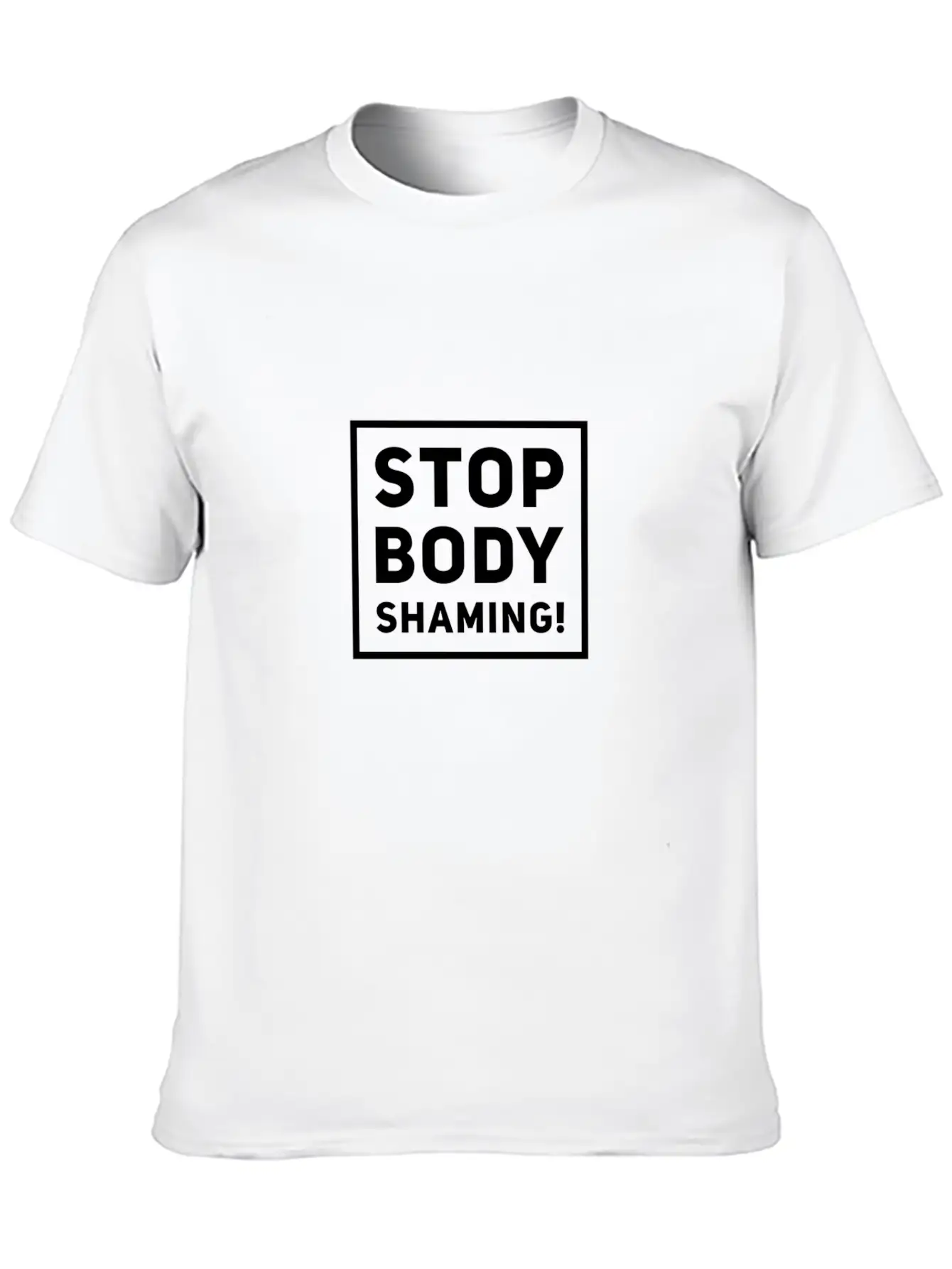 Stop Body Shaming Fat Shaming Gift Idea Basic Graphic T-Shirt – Daily Comfort In Soft Cotton