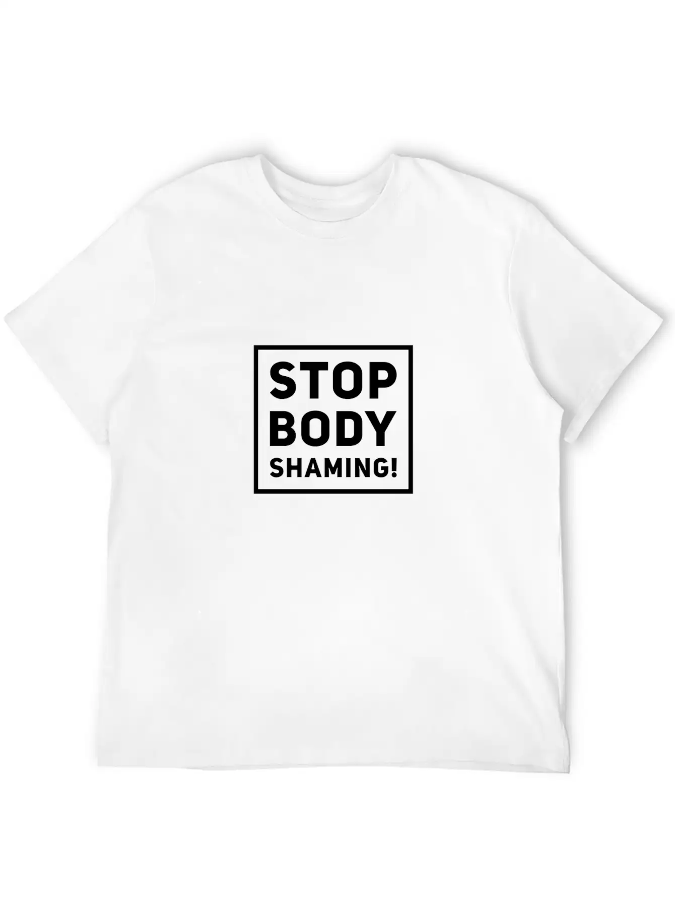 Stop Body Shaming Fat Shaming Gift Idea Basic Graphic T-Shirt – Daily Comfort In Soft Cotton