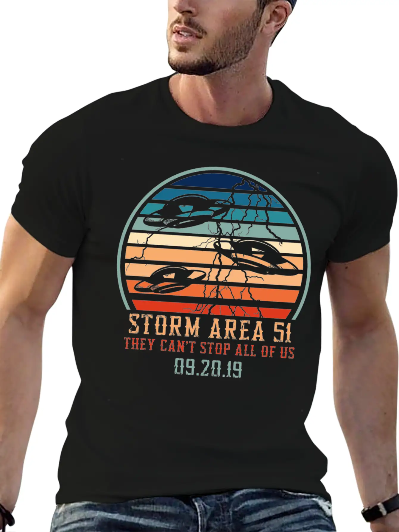 Storm Area 51 They Can T Stop All Of Us Modern Fit Casual T-Shirt – Clean And Versatile Design