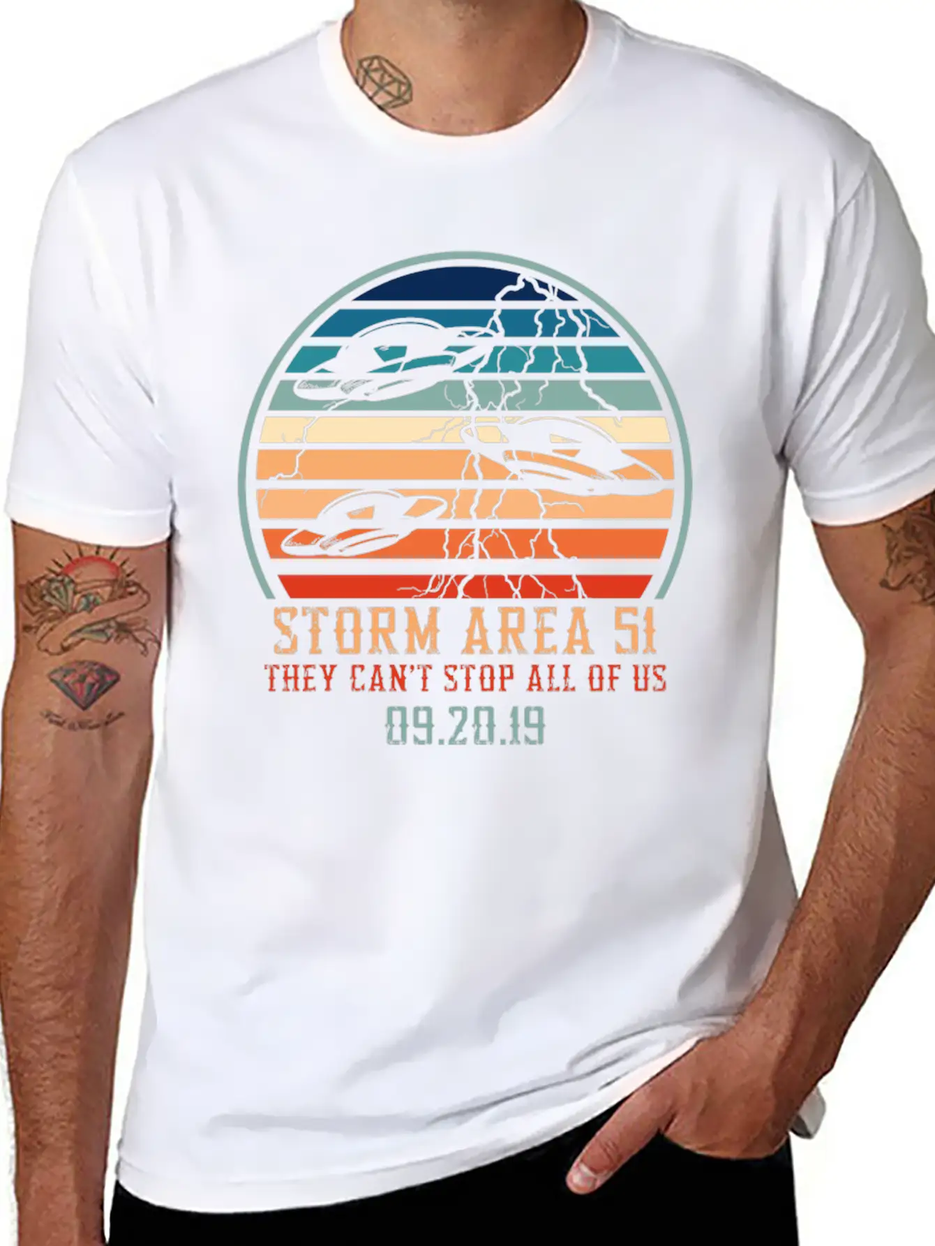 Storm Area 51 They Can T Stop All Of Us Modern Fit Casual T-Shirt – Clean And Versatile Design