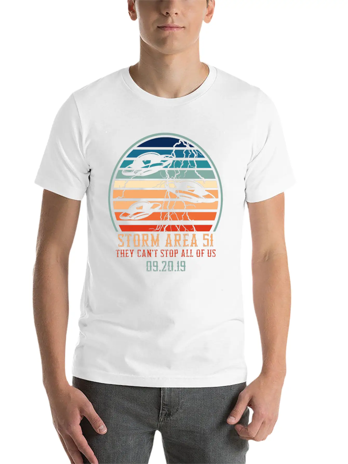 Storm Area 51 They Can T Stop All Of Us Modern Fit Casual T-Shirt – Clean And Versatile Design