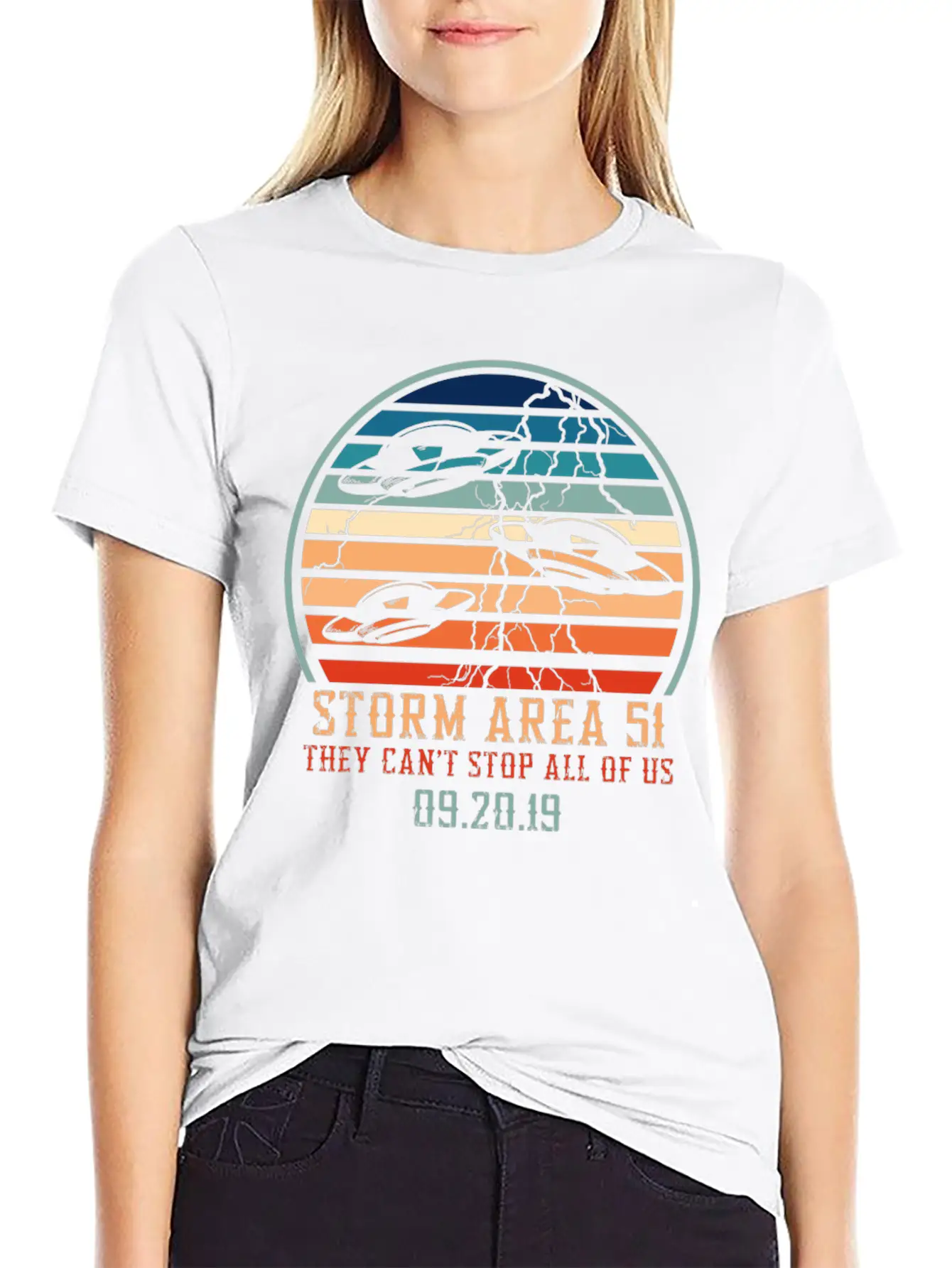 Storm Area 51 They Can T Stop All Of Us Modern Fit Casual T-Shirt – Clean And Versatile Design