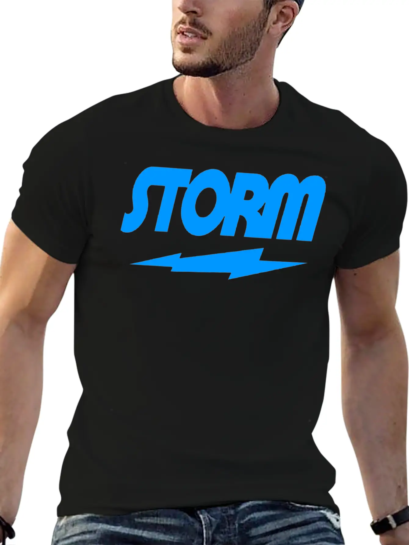STORM BLUE Unisex Casual T-Shirt – Clean Design For Daily Comfort