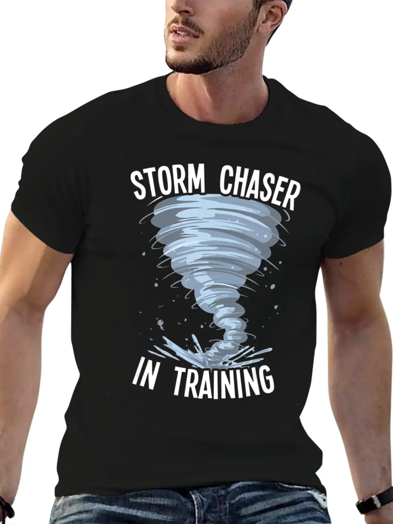 Storm Chaser In Training Meteorologists Lightweight Cotton T-Shirt – Daily Comfort Graphic Shirt