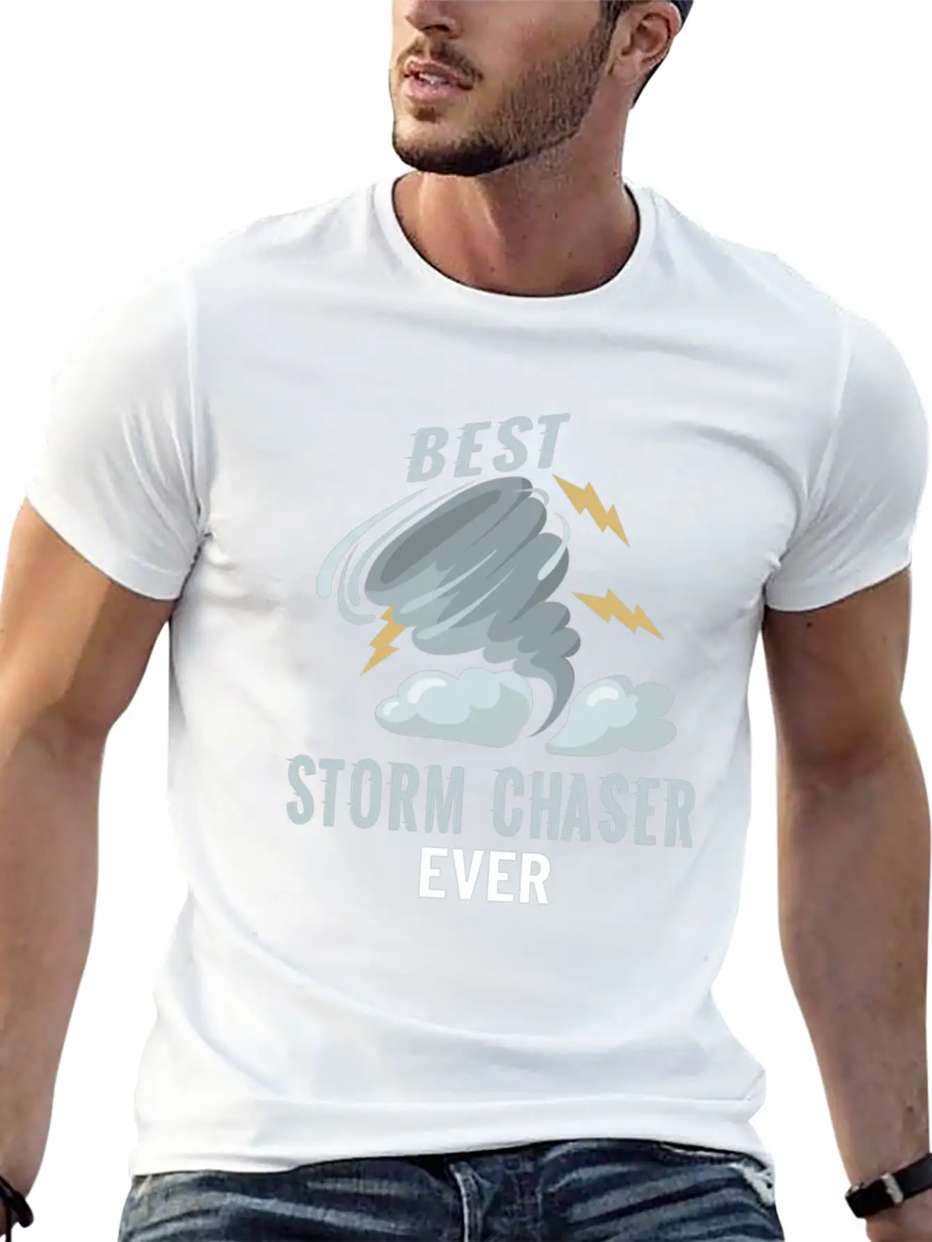 Storm Chasing Storm Fanatic Weatherman Gift Classic Fit Graphic Tee For Daily Comfort – Unisex Cotton Shirt
