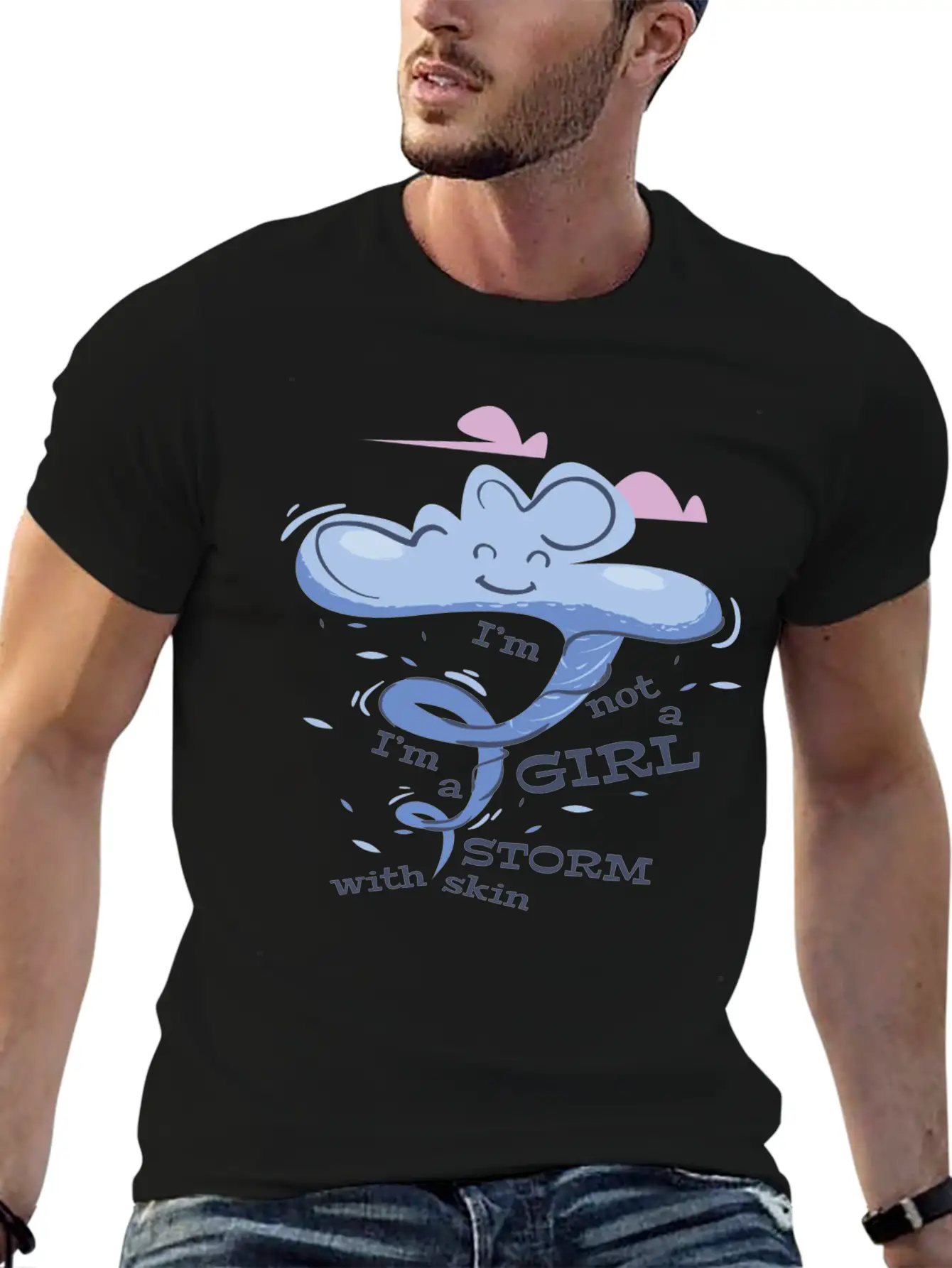 Storm Girl Basic Graphic T-Shirt – Daily Comfort In Soft Cotton
