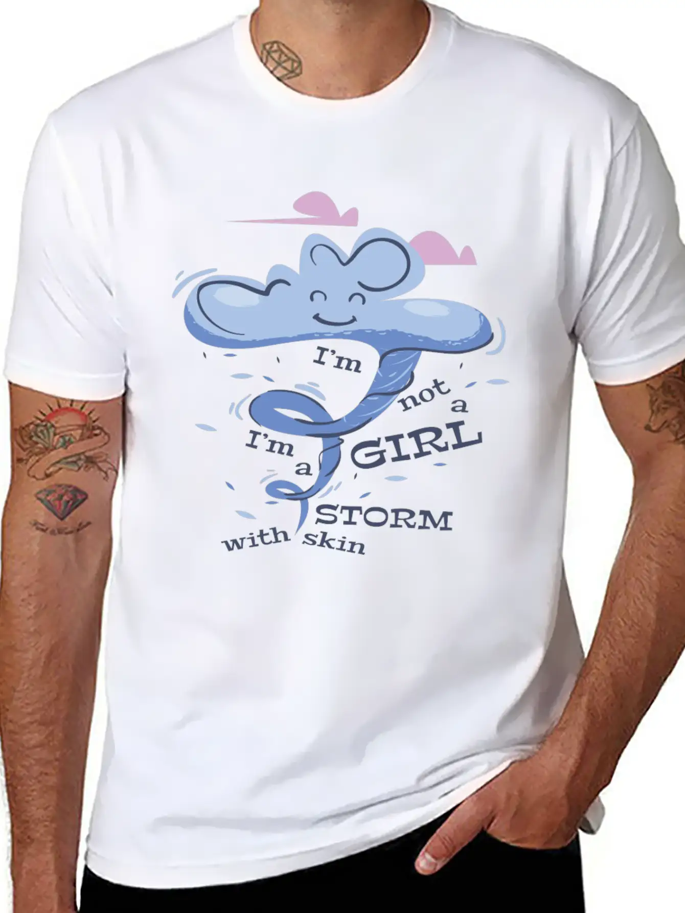 Storm Girl Basic Graphic T-Shirt – Daily Comfort In Soft Cotton