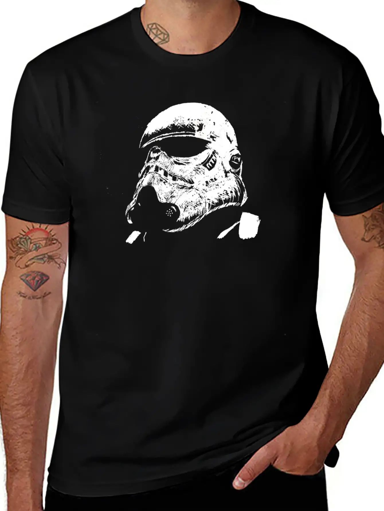 Storm Trooper Lightweight Cotton T-Shirt – Daily Comfort Graphic Shirt