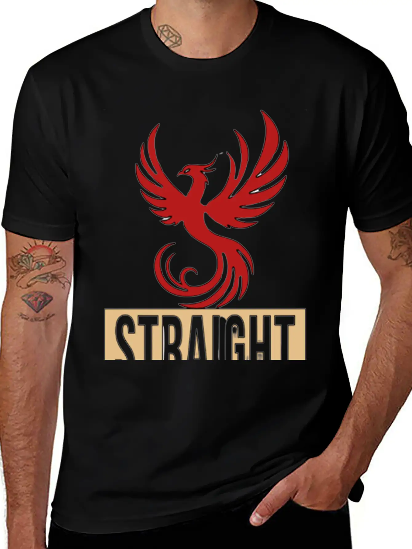 Straight Outta Sand Modern Fit Casual T-Shirt – Clean And Versatile Design