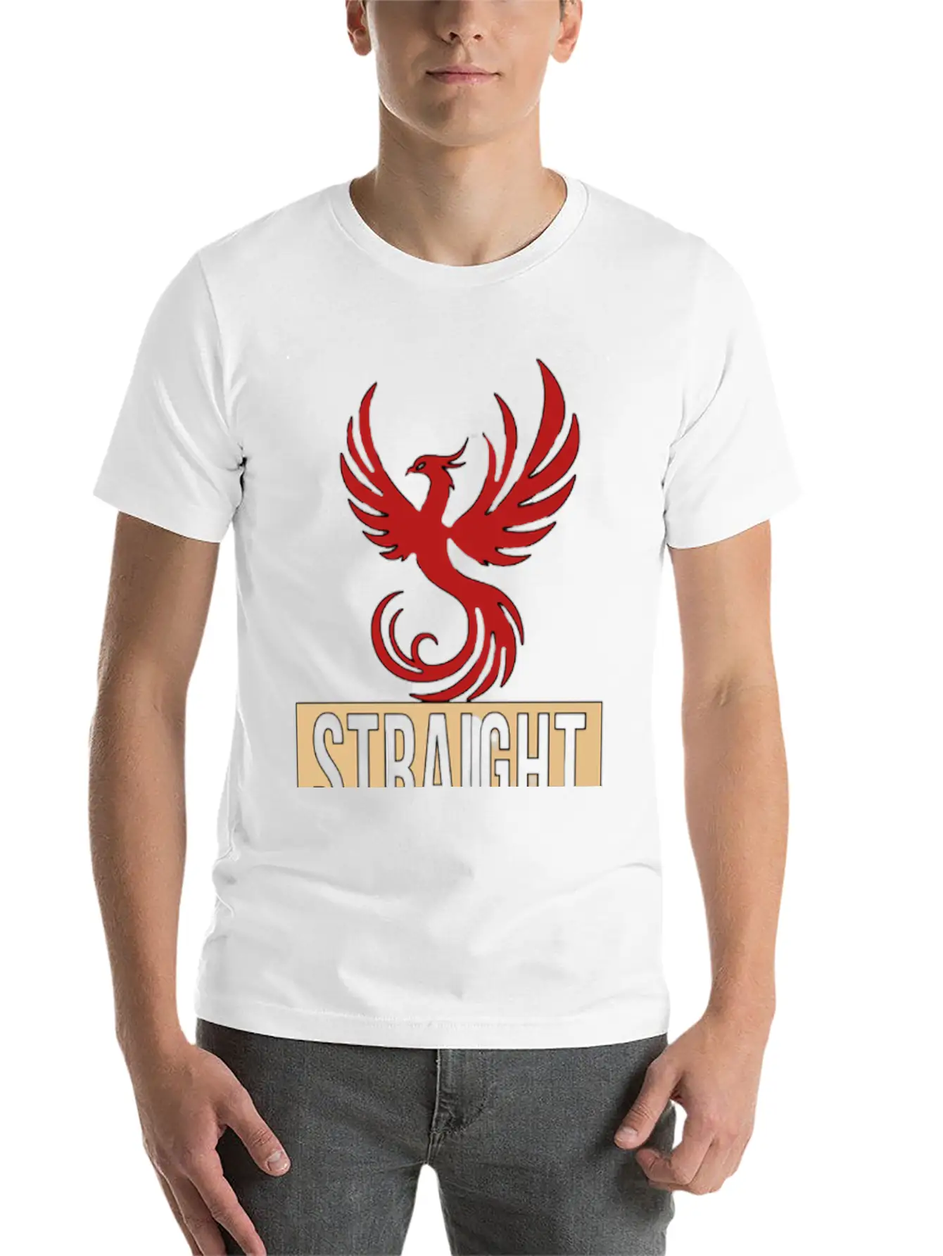 Straight Outta Sand Modern Fit Casual T-Shirt – Clean And Versatile Design